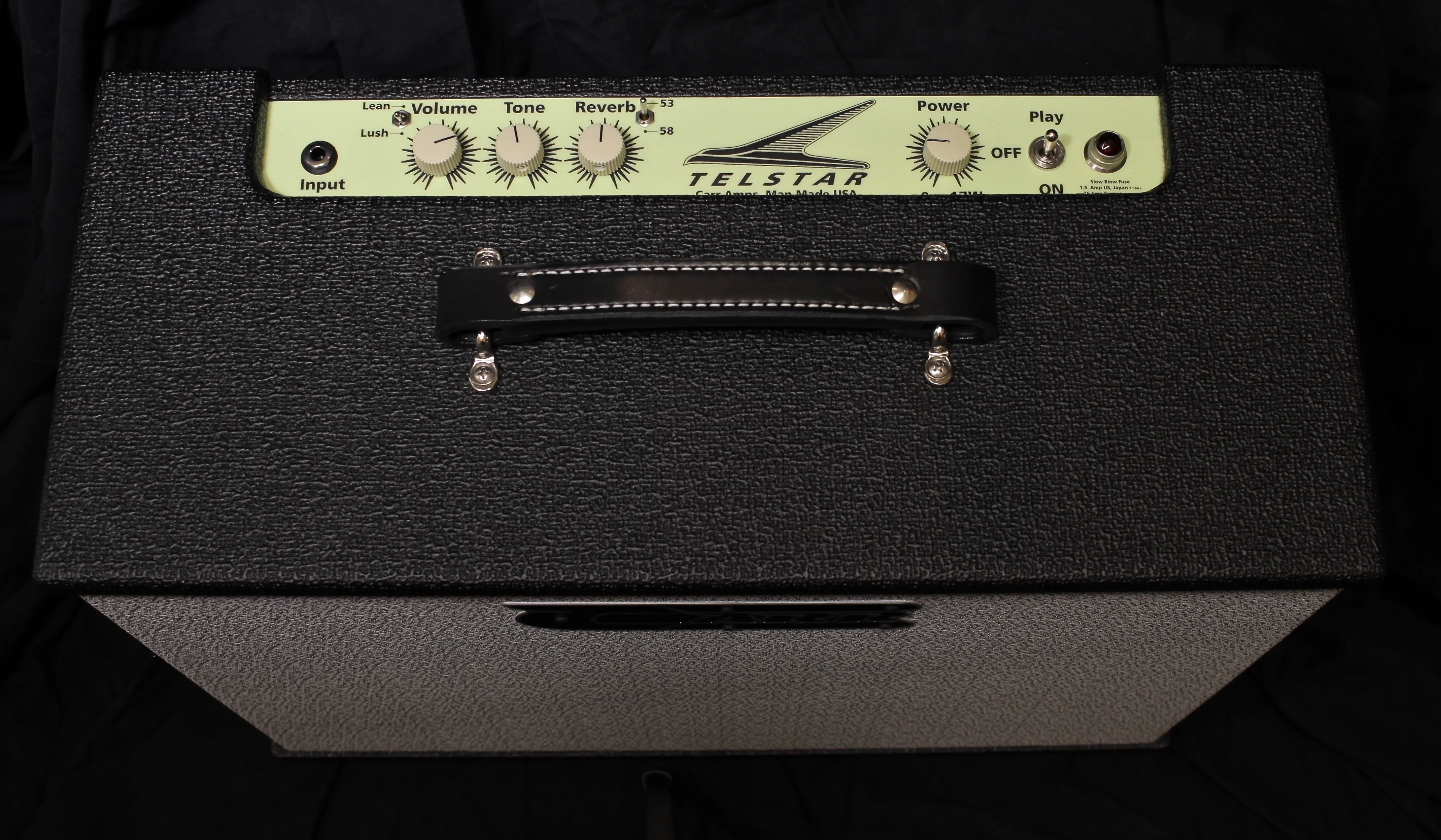 Carr Telstar Combo Amplifier Black Tolex Mint Faceplate - Image 4