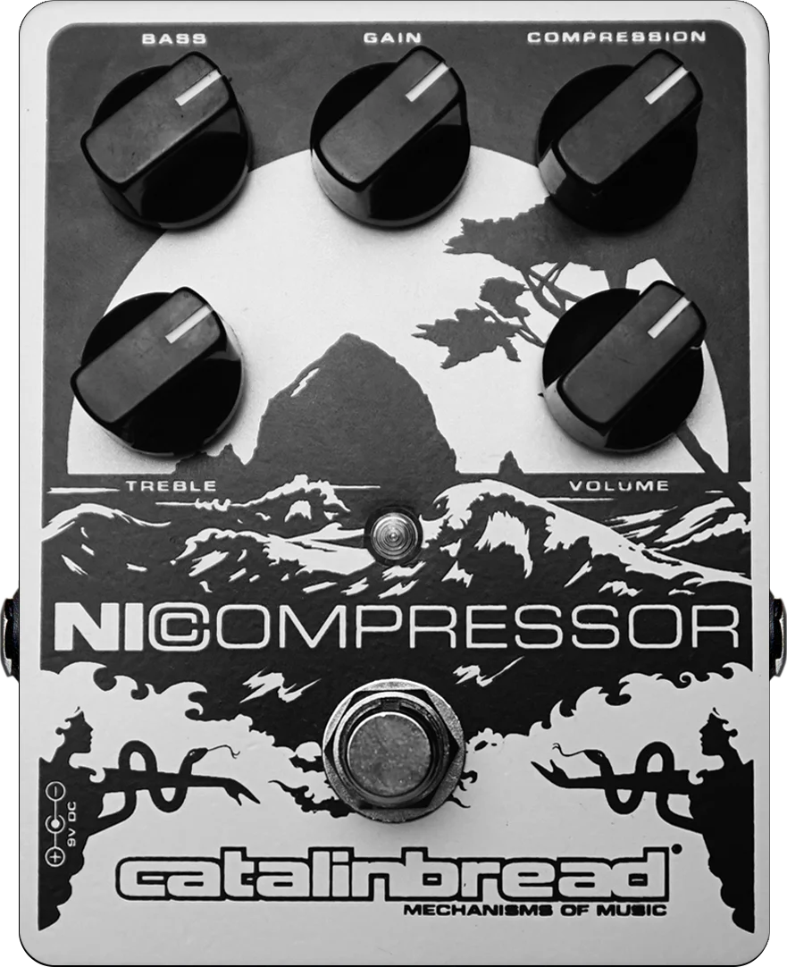 Catalinbread Nicompressor Guitar Pedal - Soft Pearl