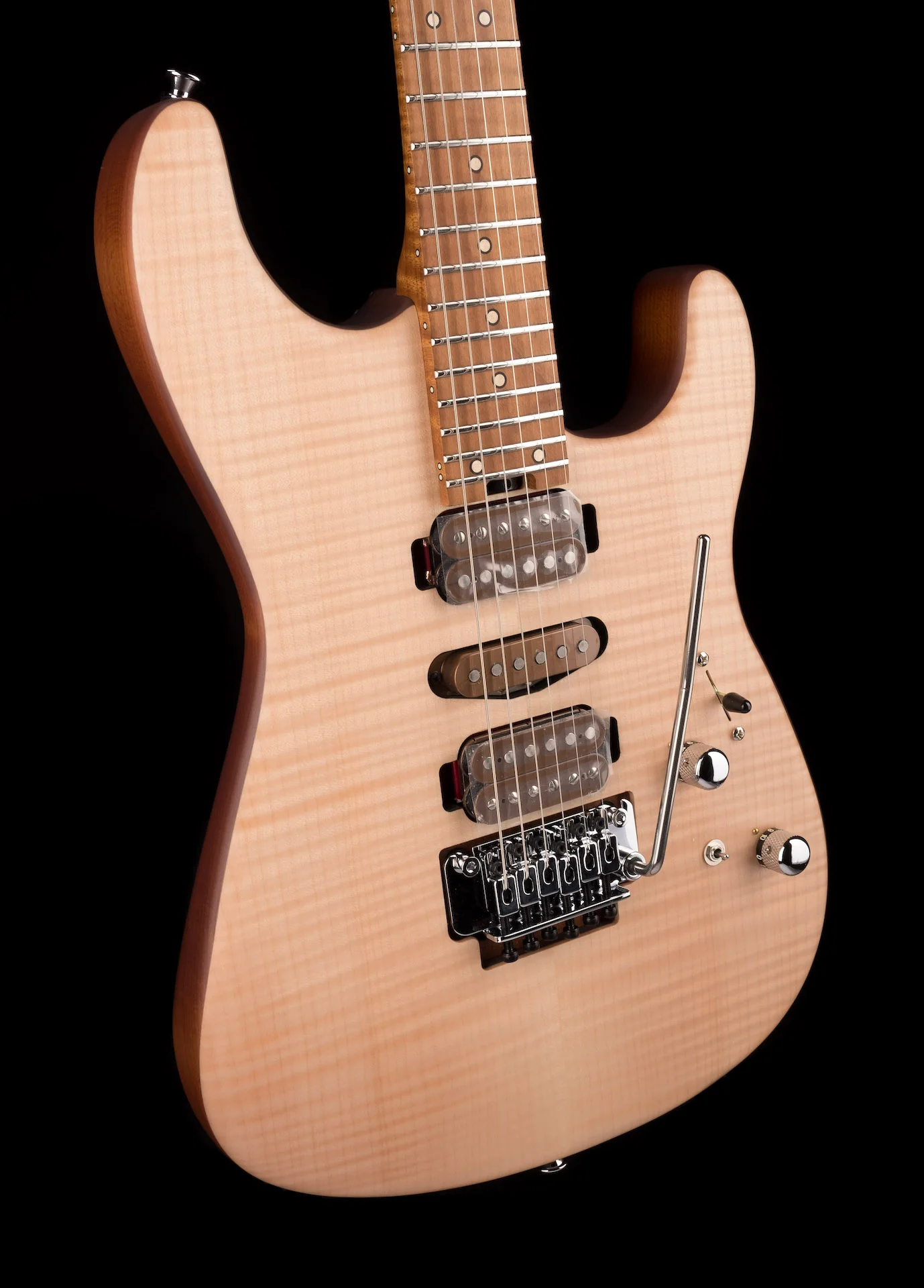 Charvel Guthrie Govan Signature HSH Flame Maple Caramelized Flame Natural With Case - Image 10