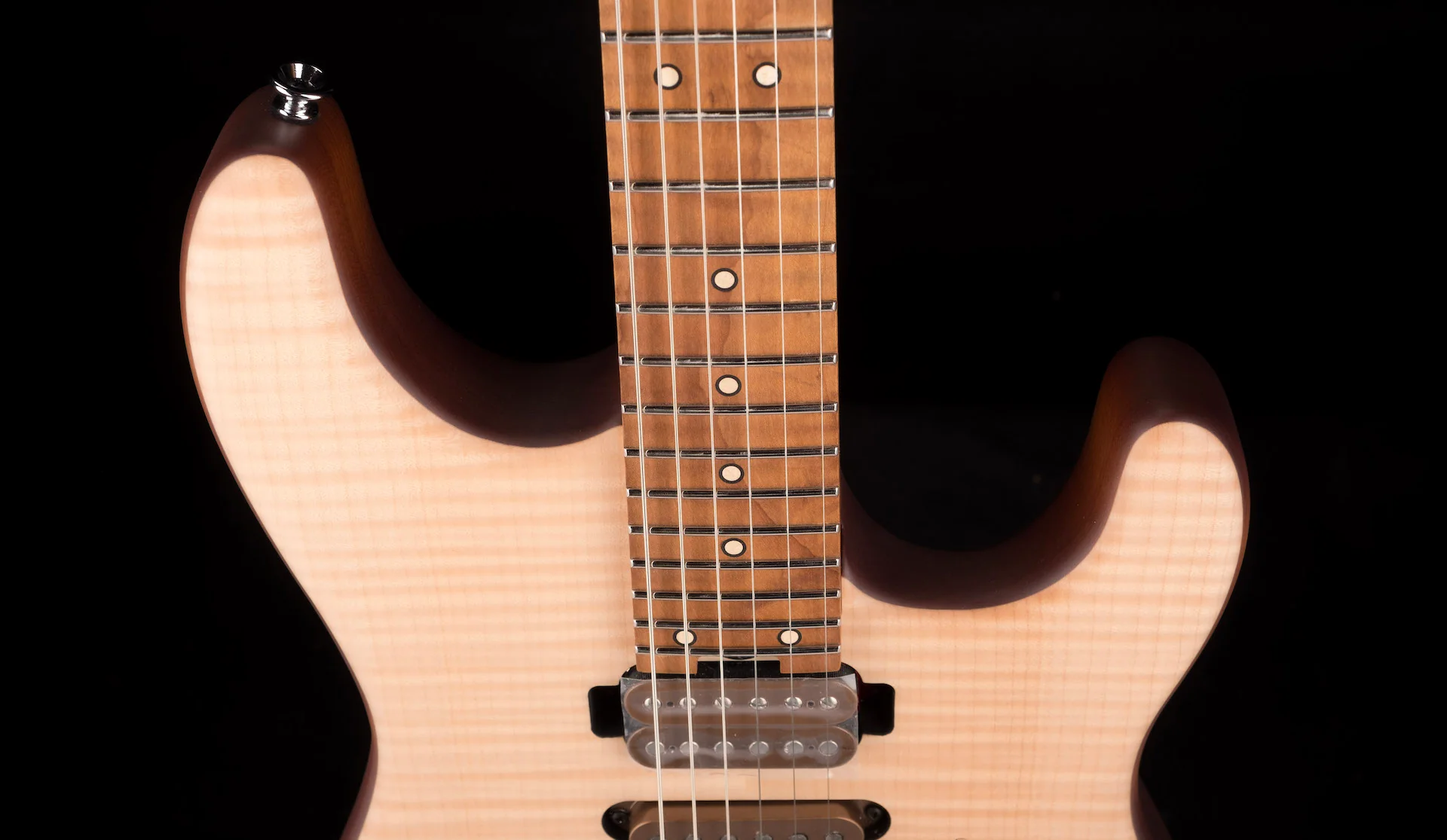 Charvel Guthrie Govan Signature HSH Flame Maple Caramelized Flame Natural With Case - Image 3