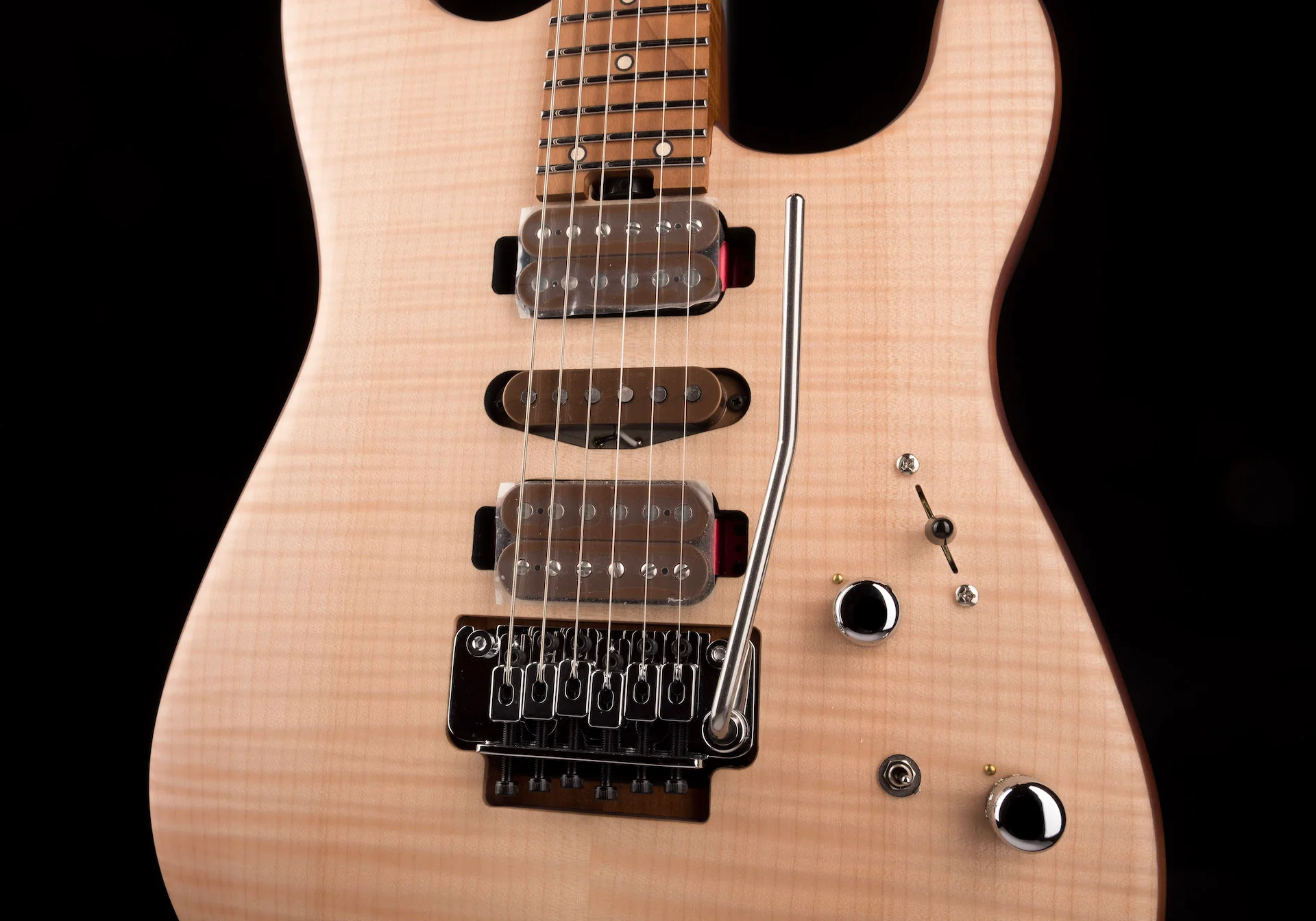 Charvel Guthrie Govan Signature HSH Flame Maple Caramelized Flame Natural With Case - Image 5