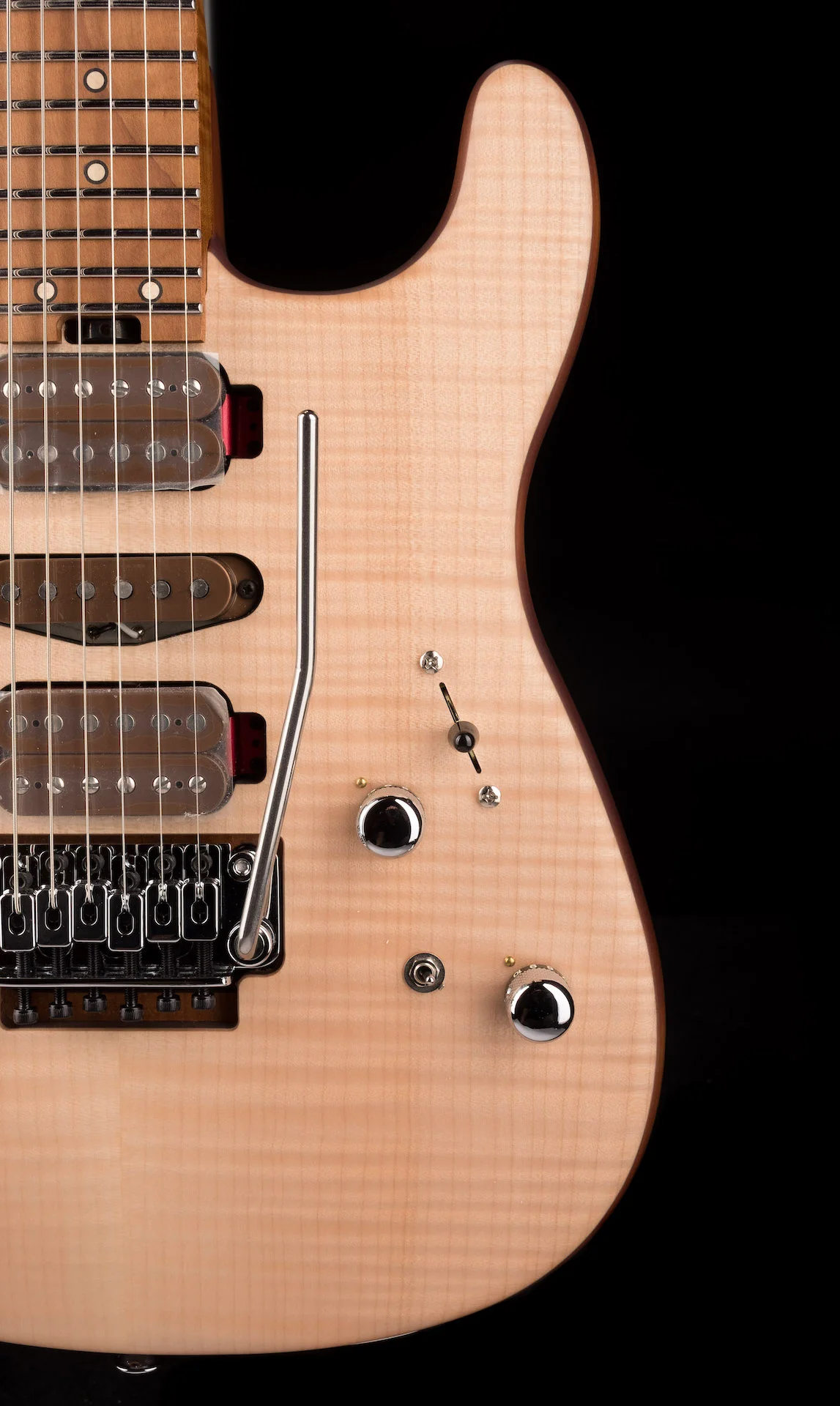 Charvel Guthrie Govan Signature HSH Flame Maple Caramelized Flame Natural With Case - Image 9