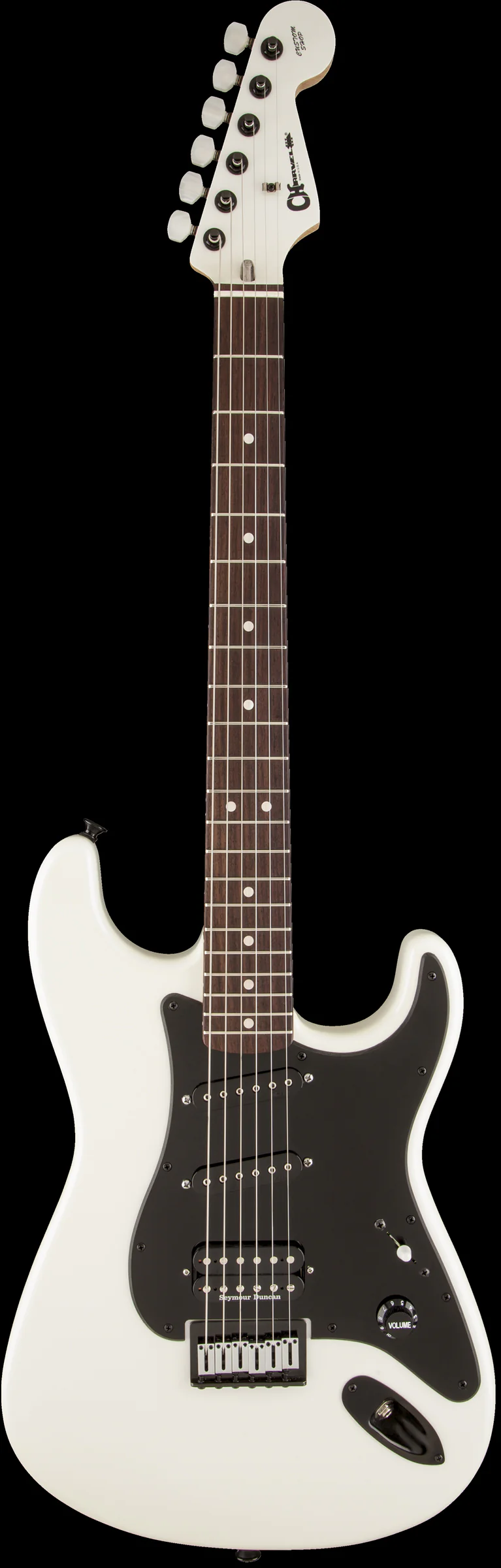 Charvel Jake E Lee USA Signature Model Pearl White with Lavender Hue With Case - Image 2