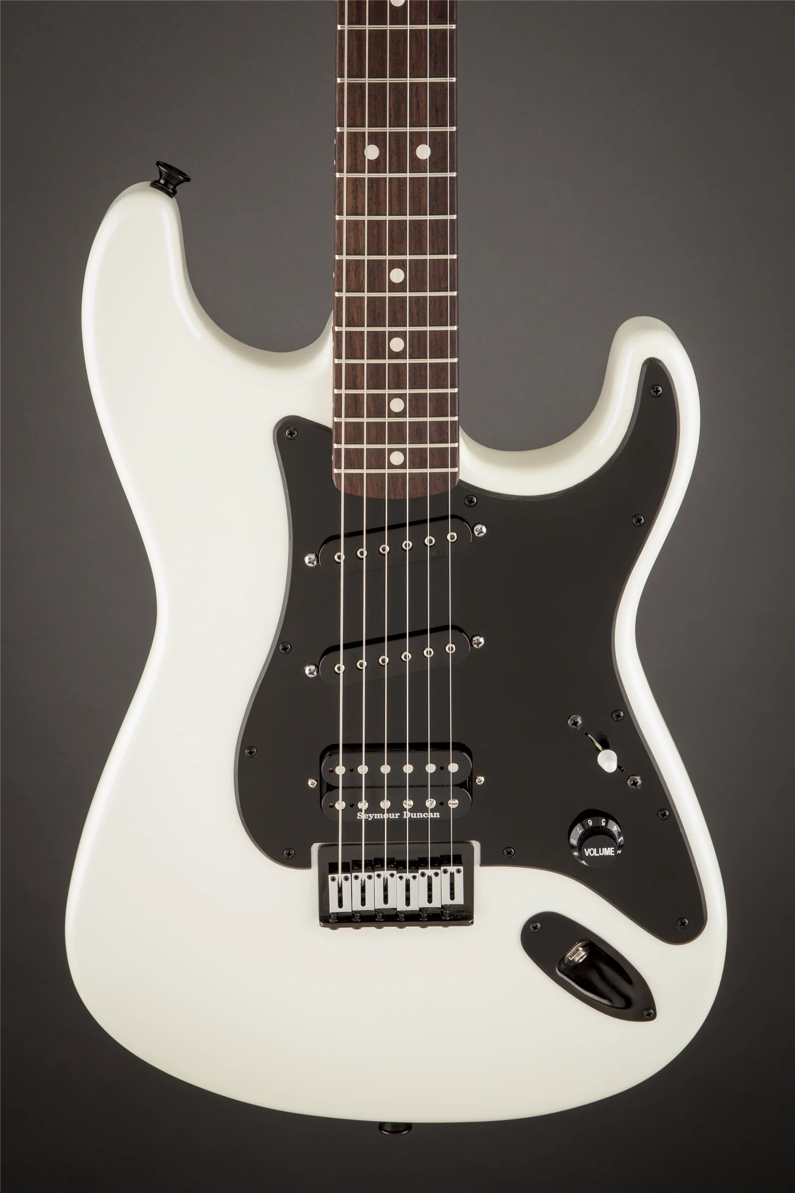 Charvel Jake E Lee USA Signature Model Pearl White with Lavender Hue With Case - Image 3