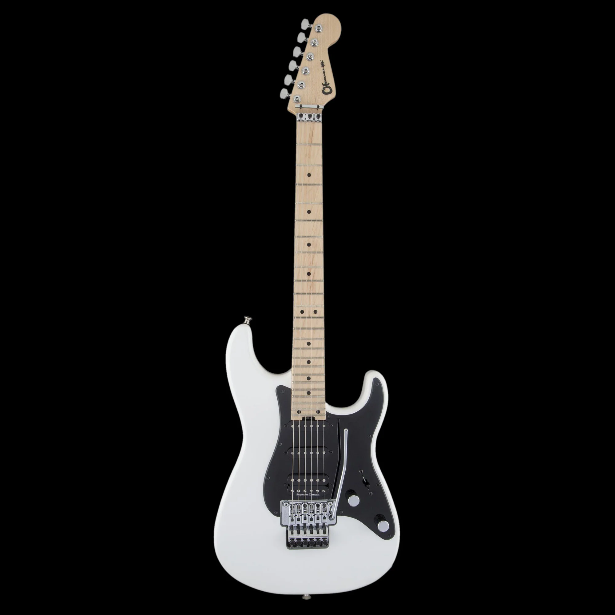 Charvel MJ So-Cal Style 1 HSS FR M Maple Fingerboard Snow White - Image 2