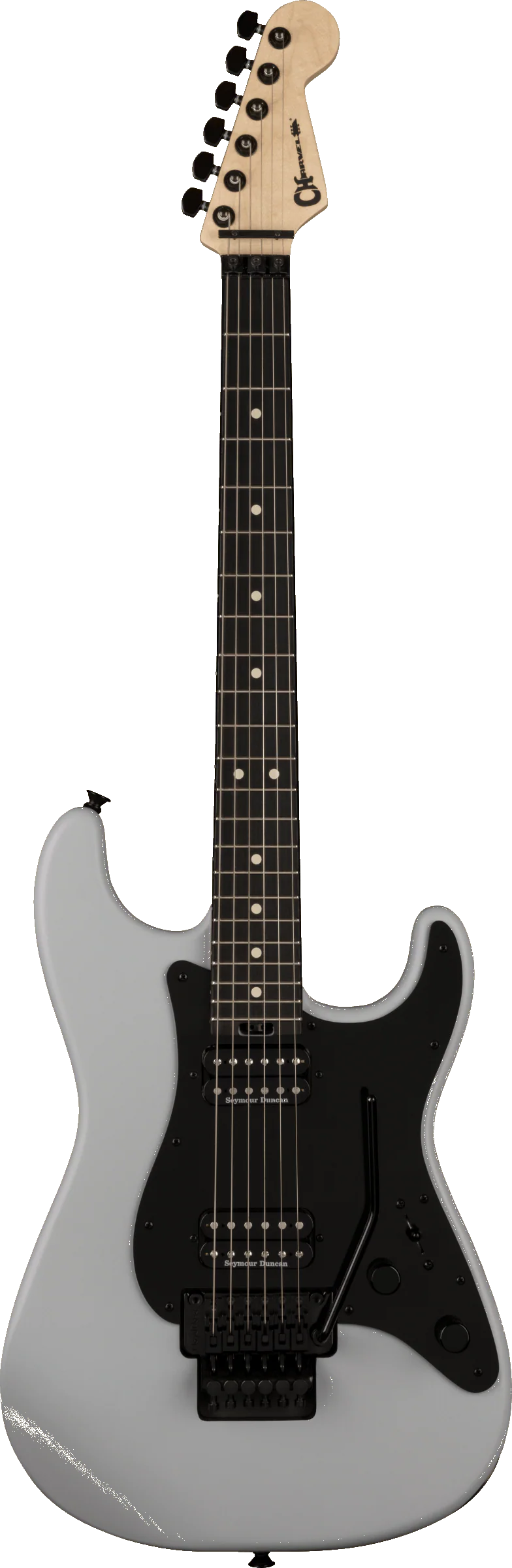 Charvel Pro-Mod So-Cal Style 1 HH FR E Ebony Fingerboard Satin Primer Gray - Image 2