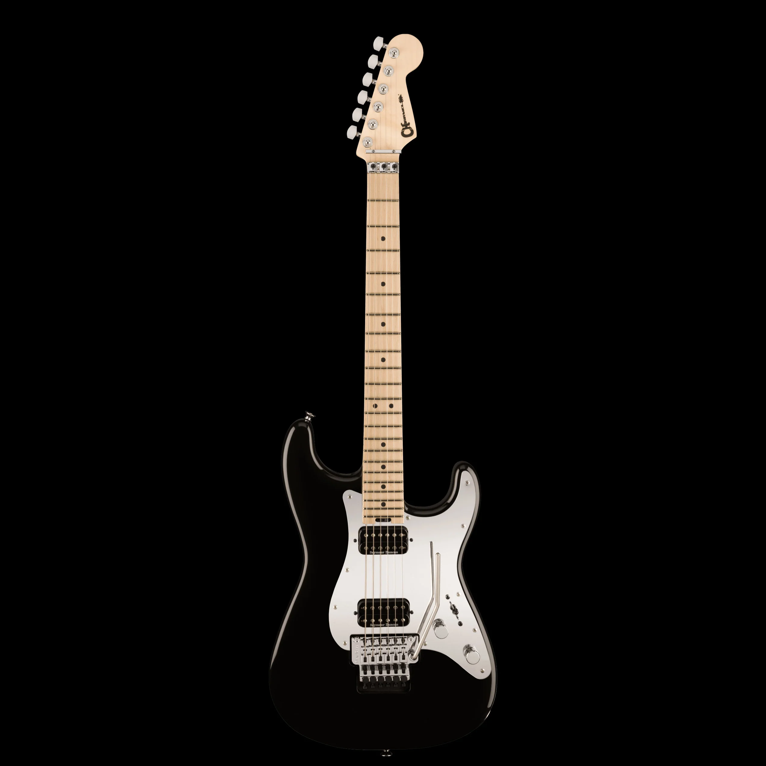 Charvel Pro-Mod So-Cal Style 1 HH FR M Maple Fingerboard Gloss Black - Image 2