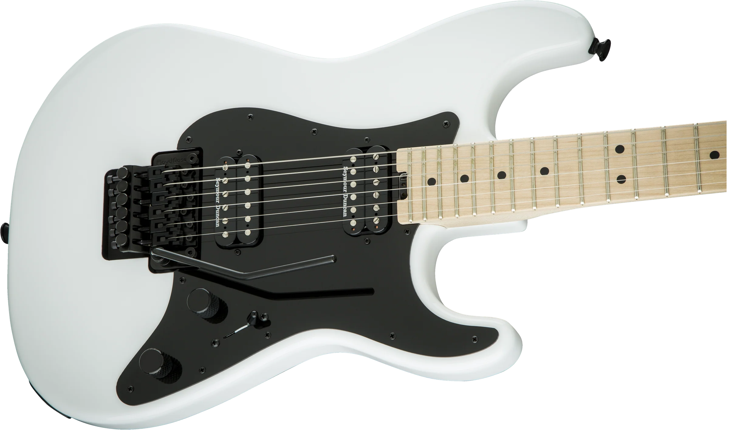 Charvel Pro-Mod So-Cal Style 1 HH FR Maple Fingerboard Snow White - Image 4