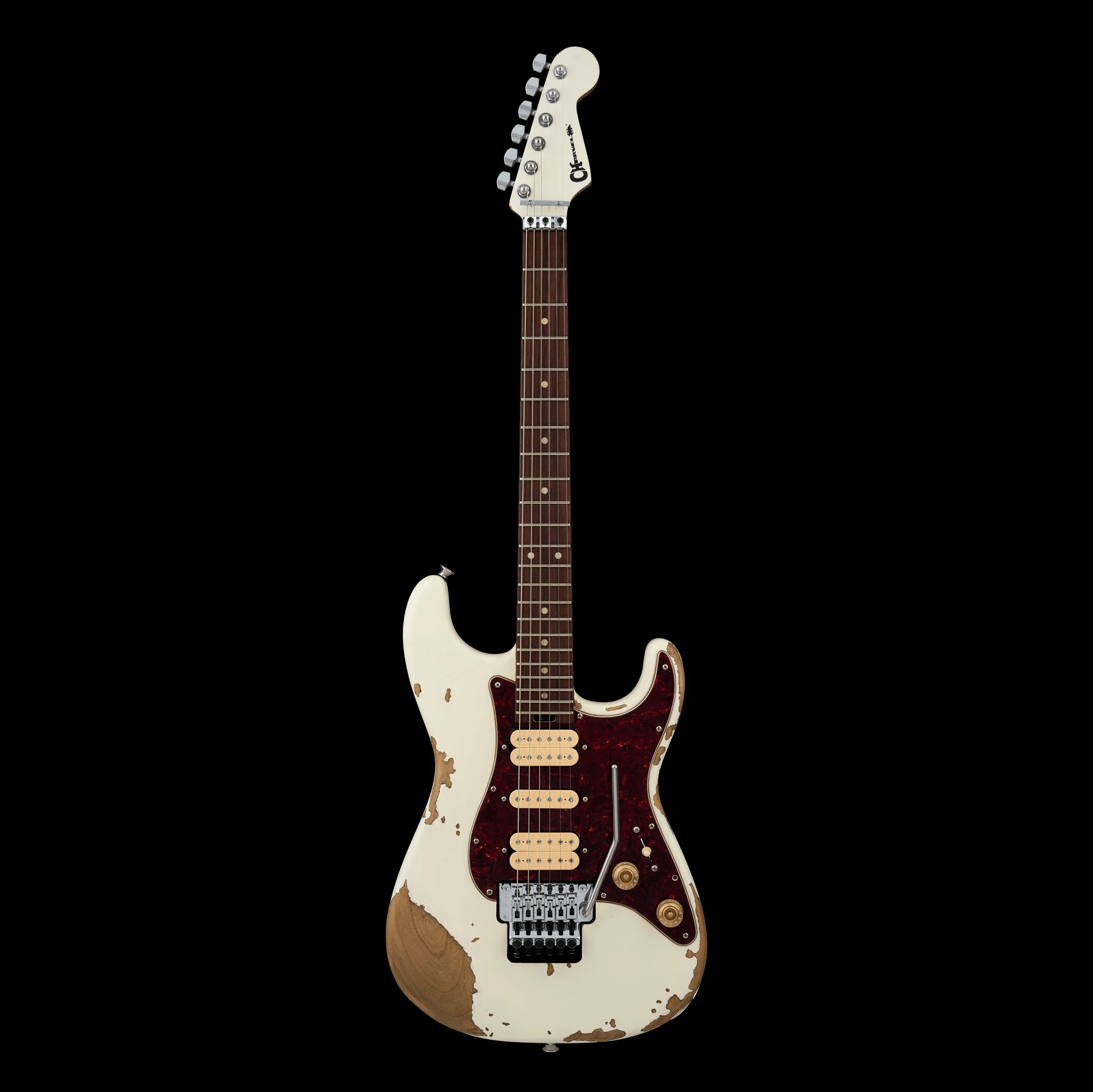 Charvel  Super-Stock So-Cal Style 1 HSH Aged Arctic with Case - Image 2