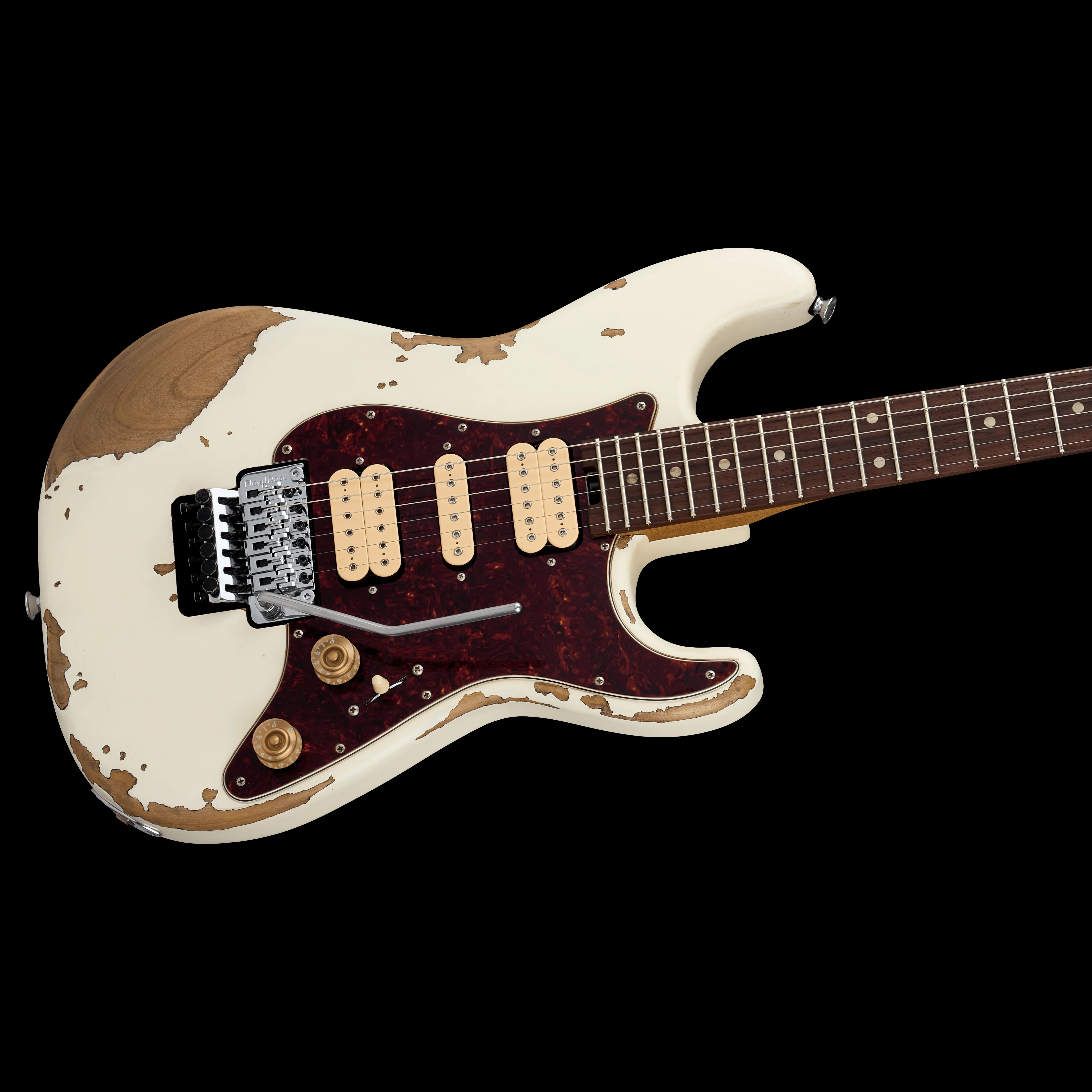 Charvel  Super-Stock So-Cal Style 1 HSH Aged Arctic with Case - Image 4