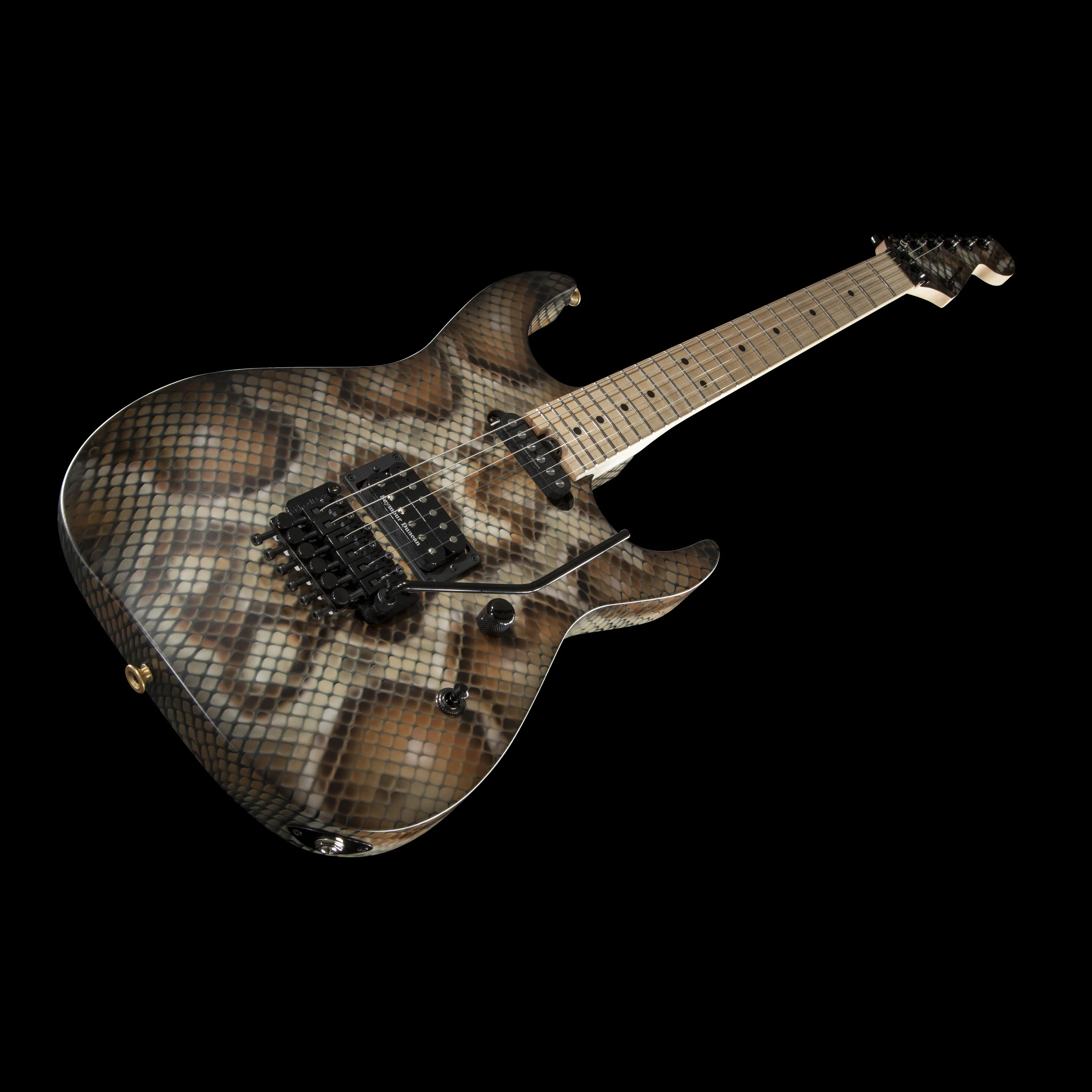 Charvel Warren DeMartini USA Signature Snake Snakeskin With Case - Image 3