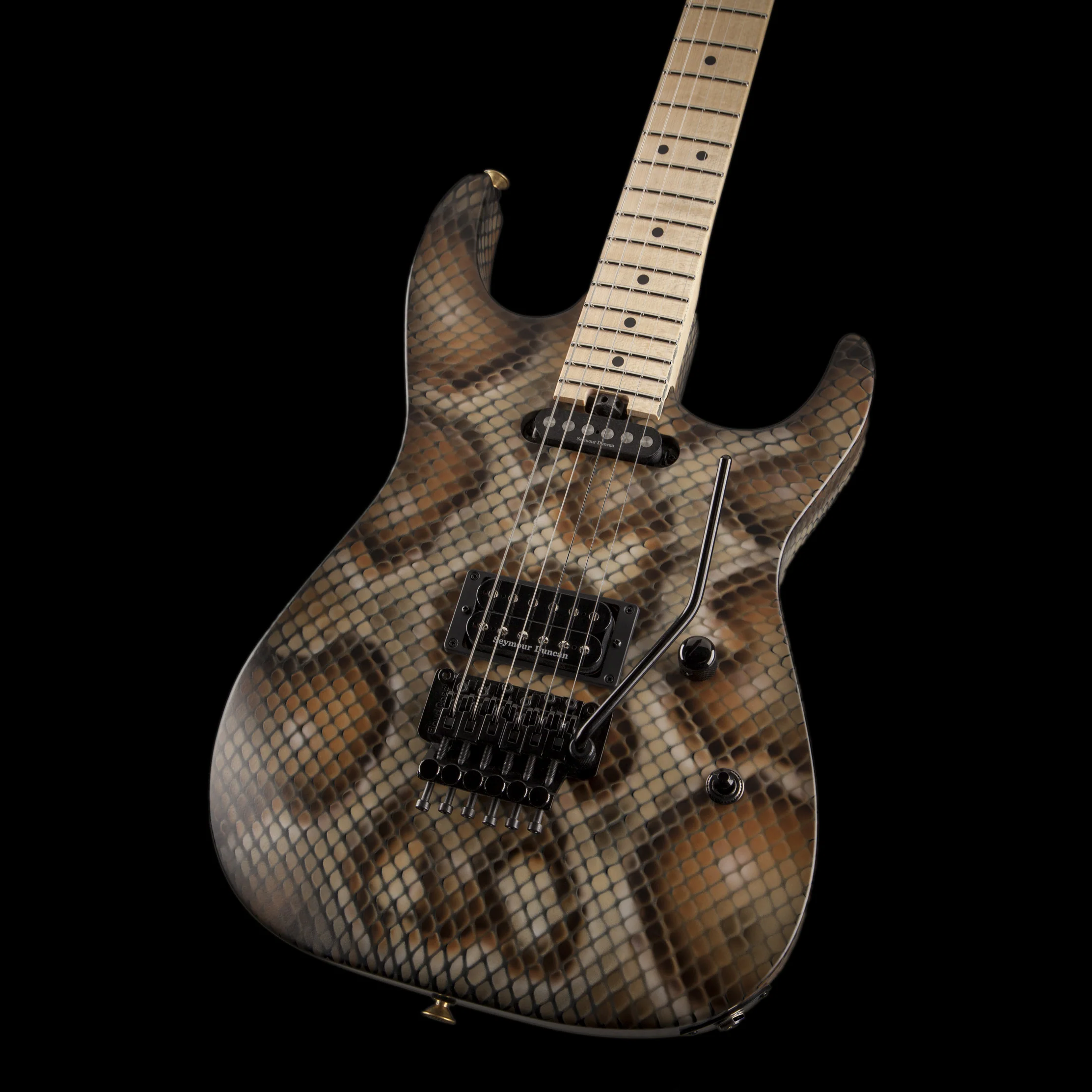 Charvel Warren DeMartini USA Signature Snake Snakeskin With Case - Image 5
