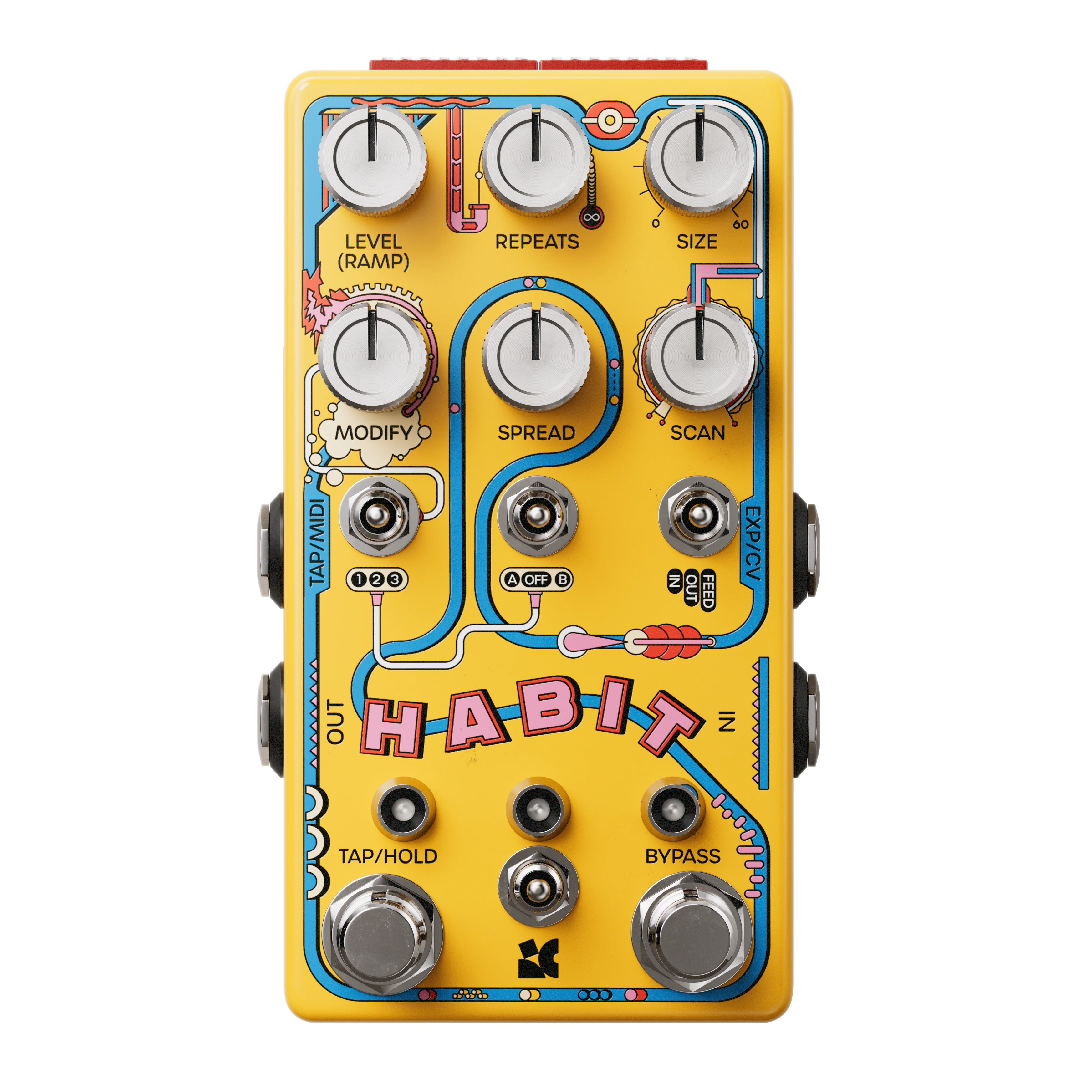 Chase Bliss Audio Habit - Echo Collector Experimental Delay with Memory Guitar Effect Pedal