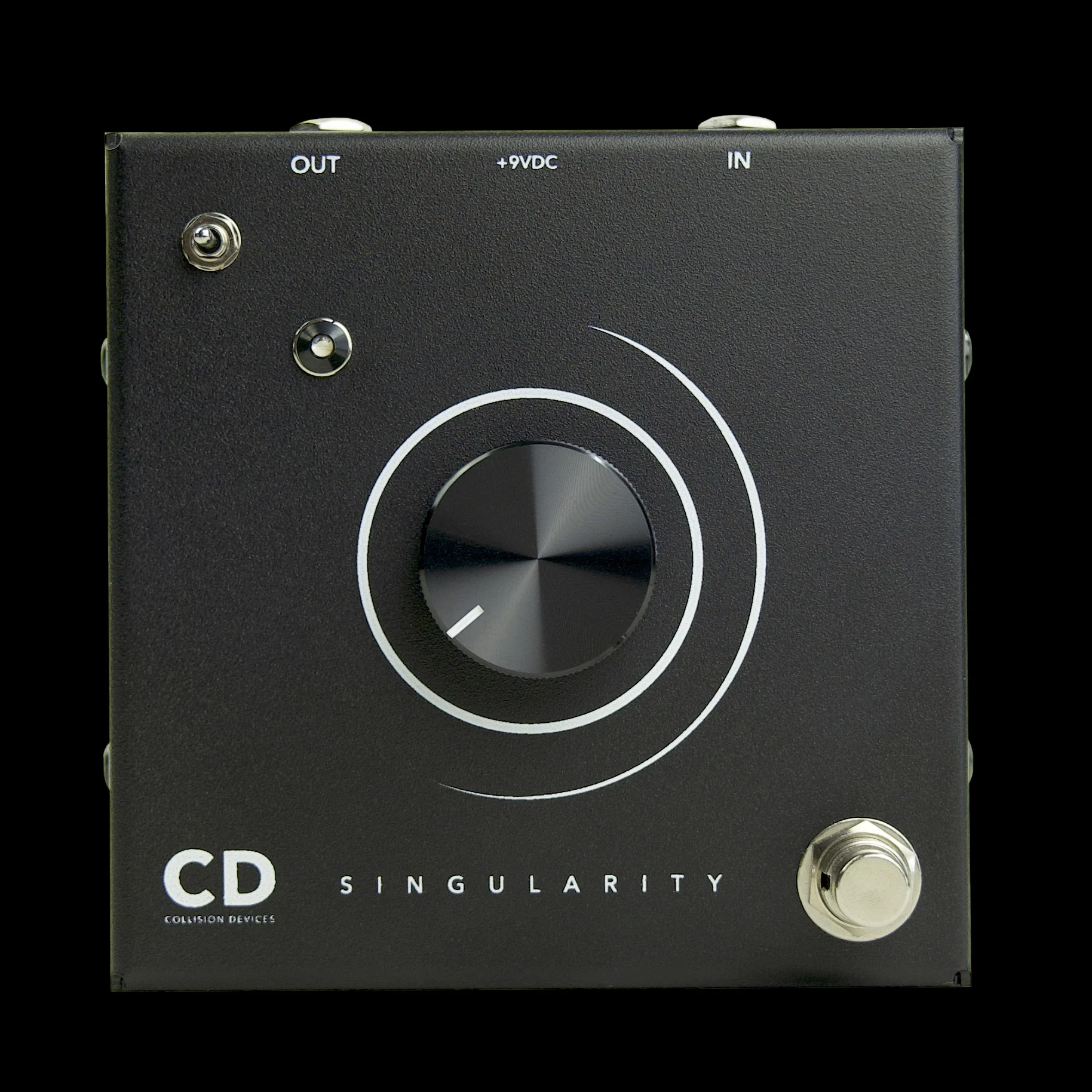 Collision Devices Singularity Fuzz Pedal - Black and Black - Image 2
