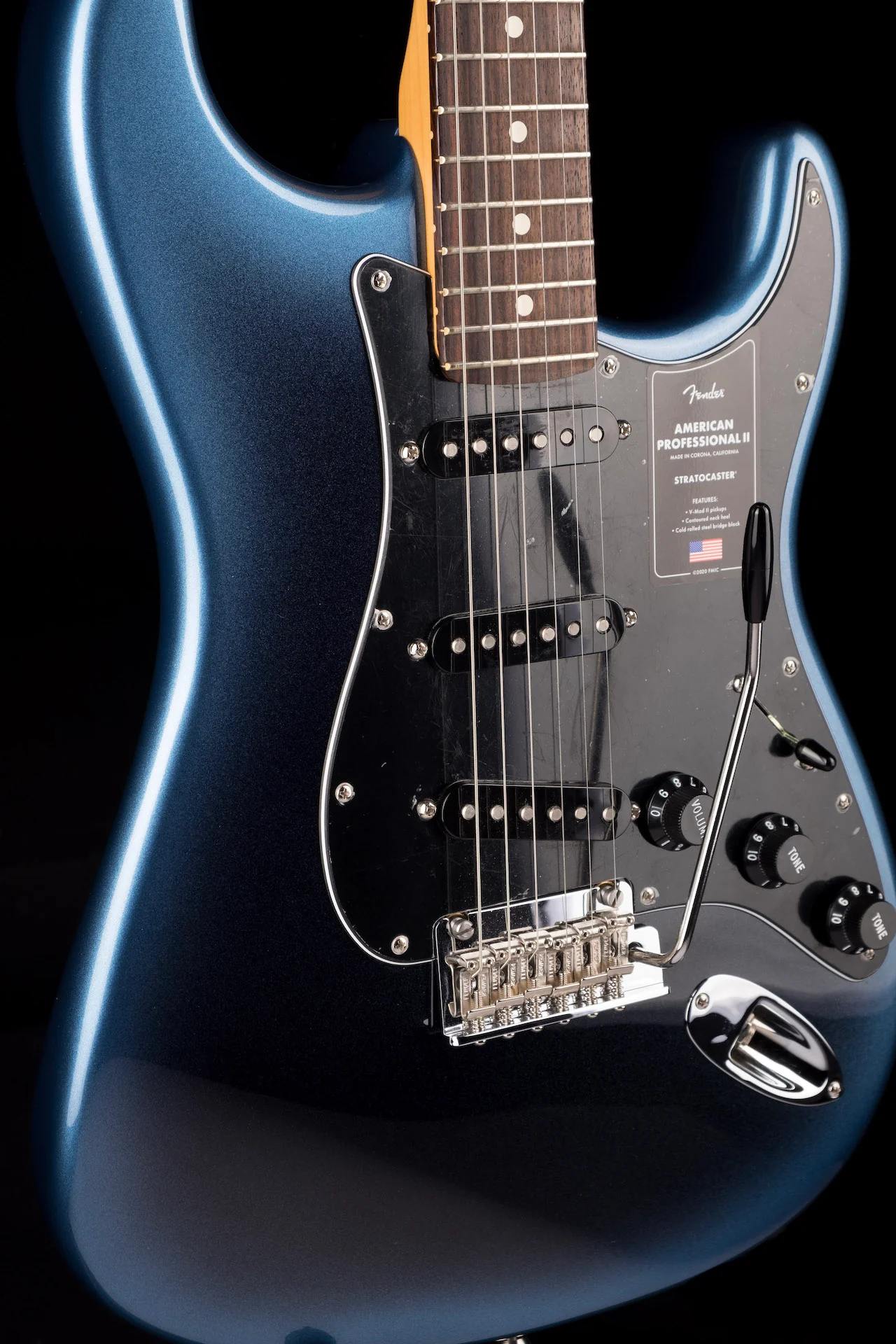 Fender American Professional II Stratocaster Rosewood Fingerboard Dark Night Electric Guitar With Case ***B-STOCK*** - Image 10