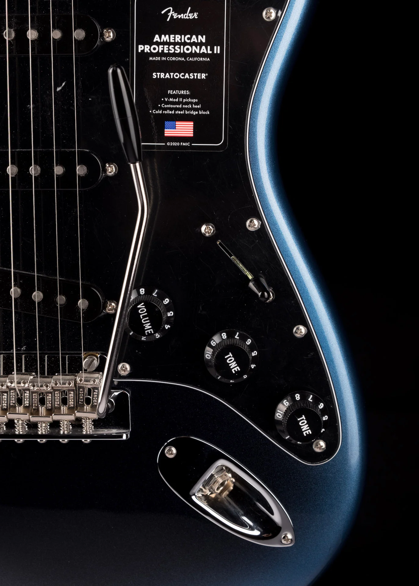 Fender American Professional II Stratocaster Rosewood Fingerboard Dark Night Electric Guitar With Case ***B-STOCK*** - Image 8