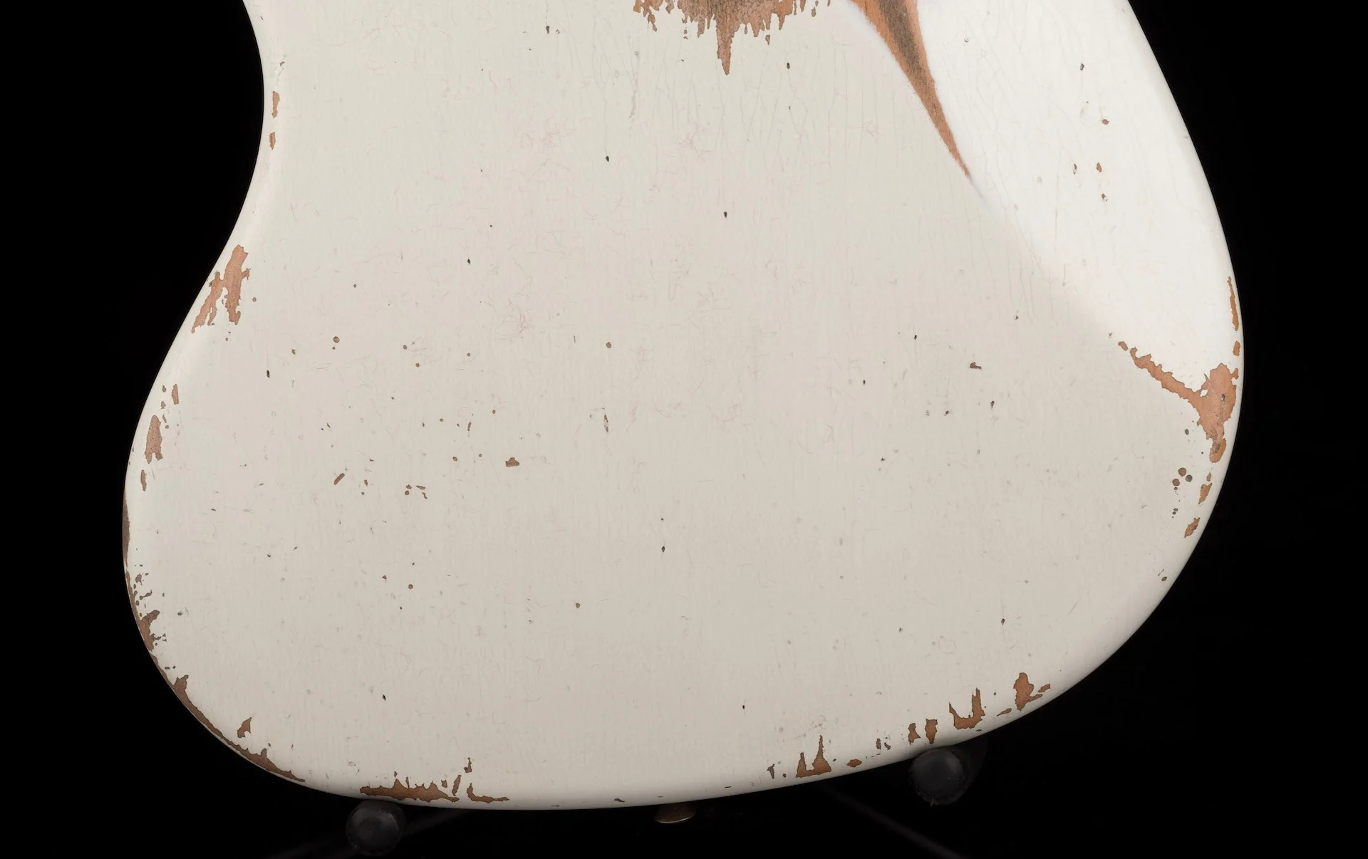 Fender Custom Shop 1960 Jazz Bass Heavy Relic Aged Olympic White With Case - Image 18
