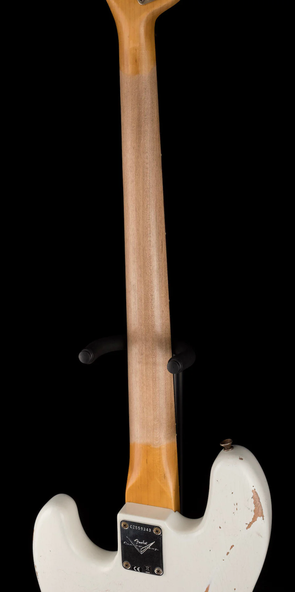 Fender Custom Shop 1960 Jazz Bass Heavy Relic Aged Olympic White With Case - Image 20