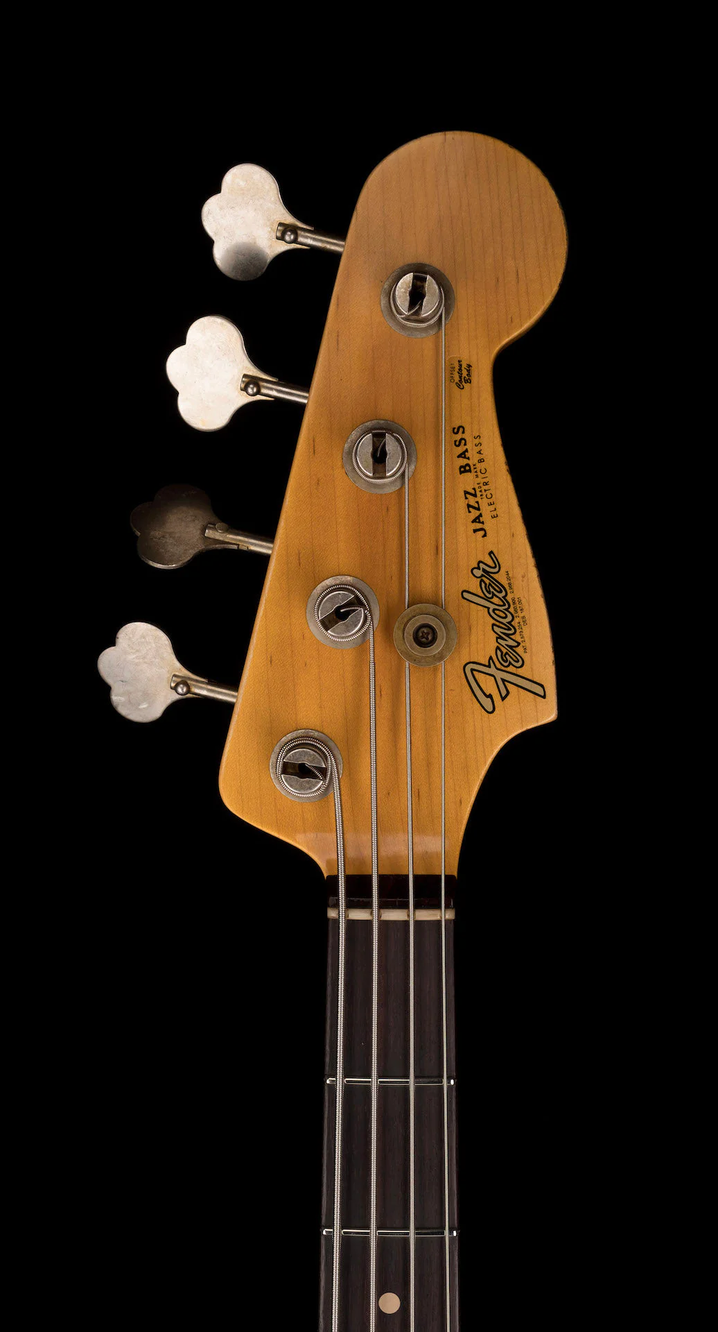 Fender Custom Shop 1960 Jazz Bass Heavy Relic Aged Olympic White With Case - Image 21