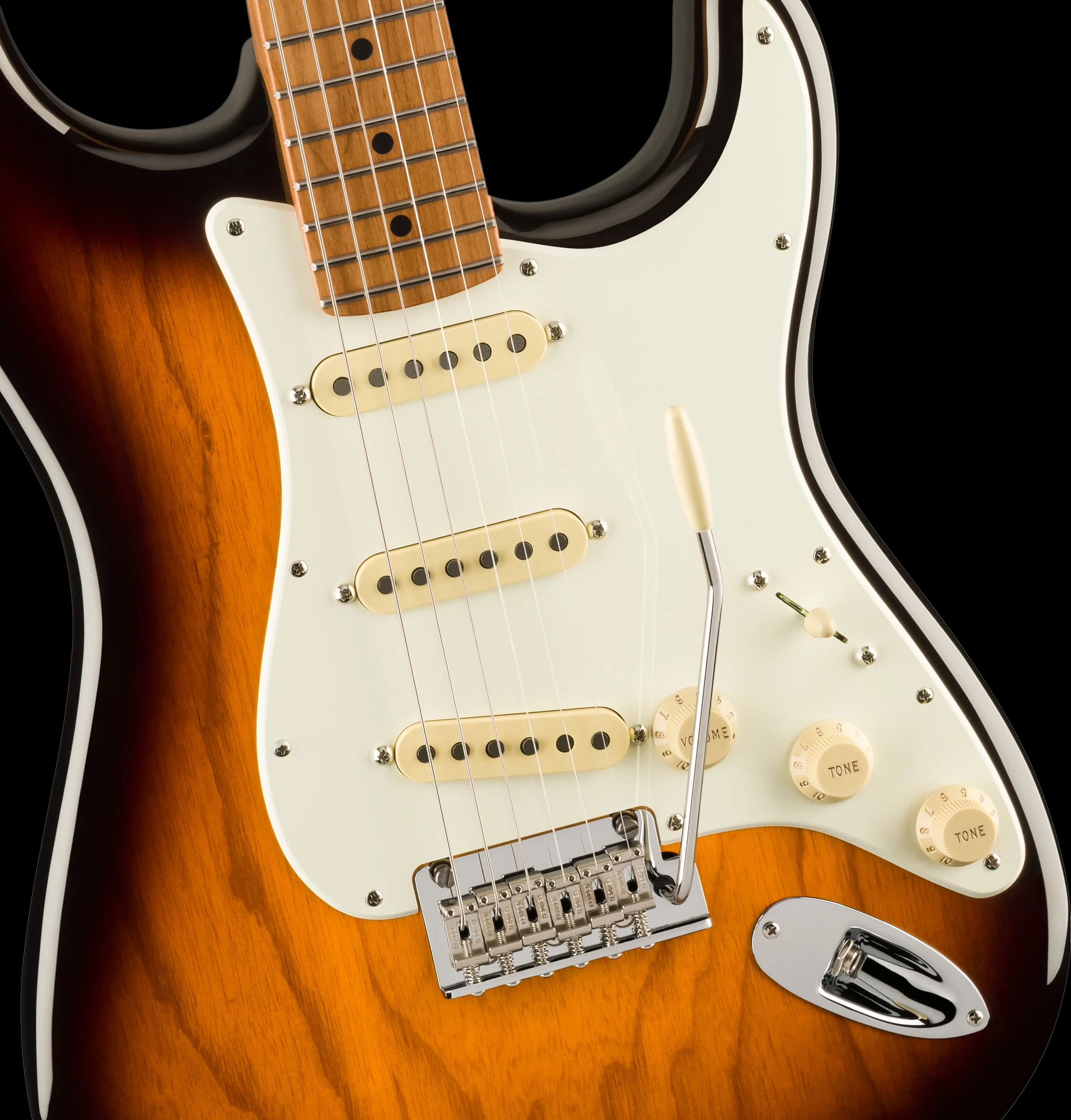 Fender Dealer Exclusive American Professional II Stratocaster Roasted Maple 2-Tone Sunburst with Case - Image 3