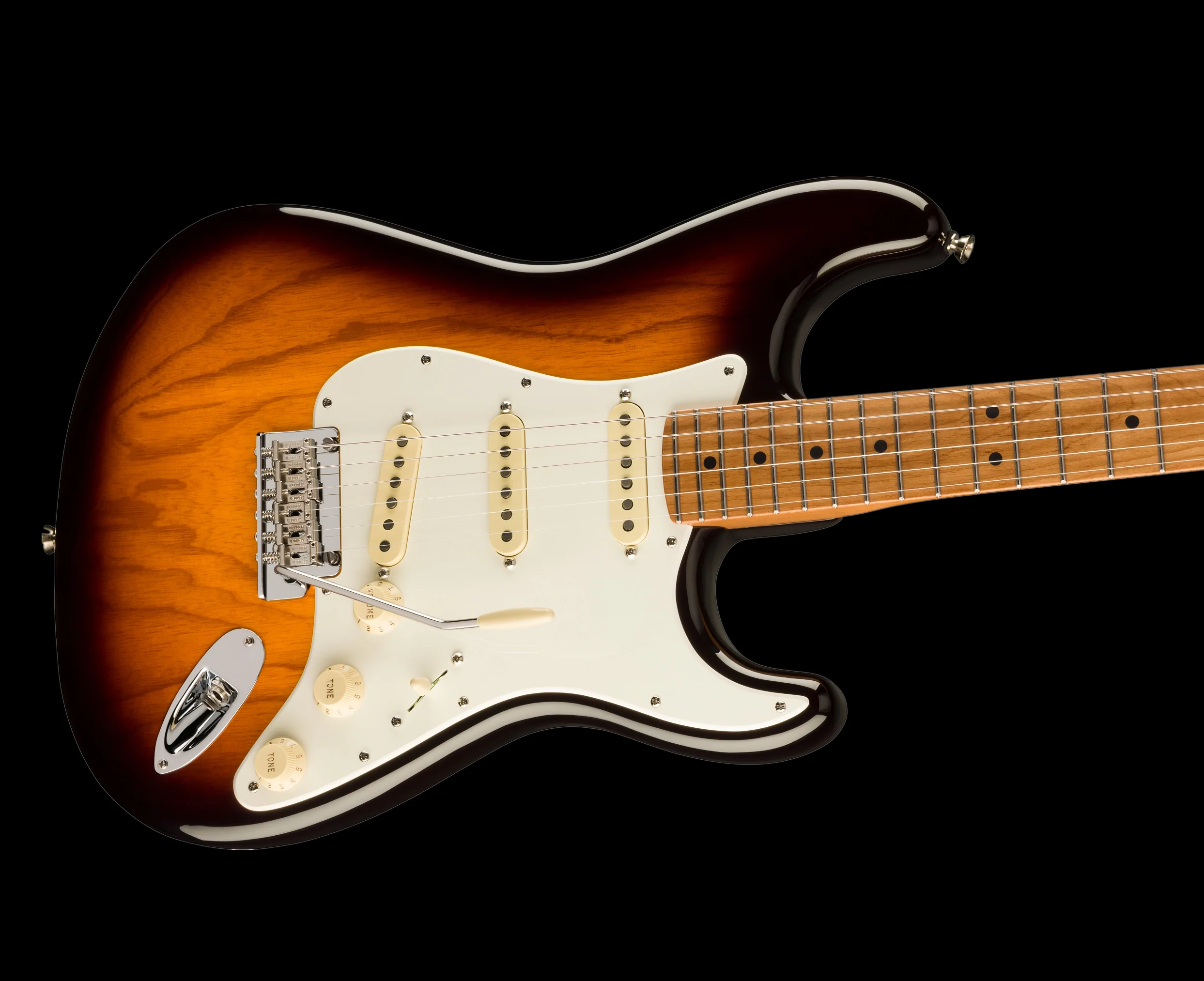 Fender Dealer Exclusive American Professional II Stratocaster Roasted Maple 2-Tone Sunburst with Case - Image 4