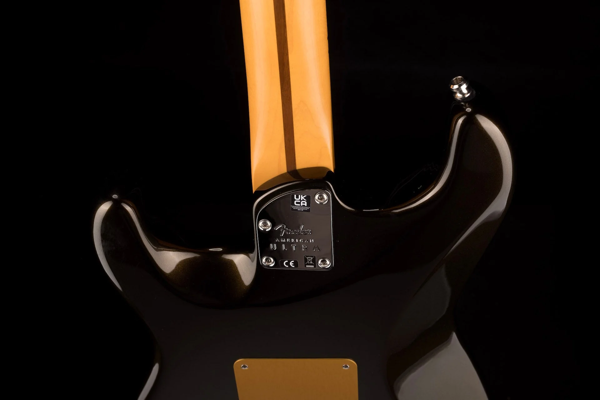 Used 2023 Fender American Ultra Stratocaster HSS Texas Tea With OHSC - Image 15