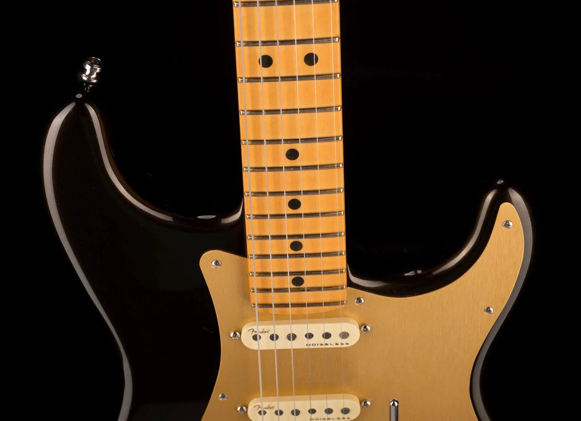 Used 2023 Fender American Ultra Stratocaster HSS Texas Tea With OHSC - Image 3
