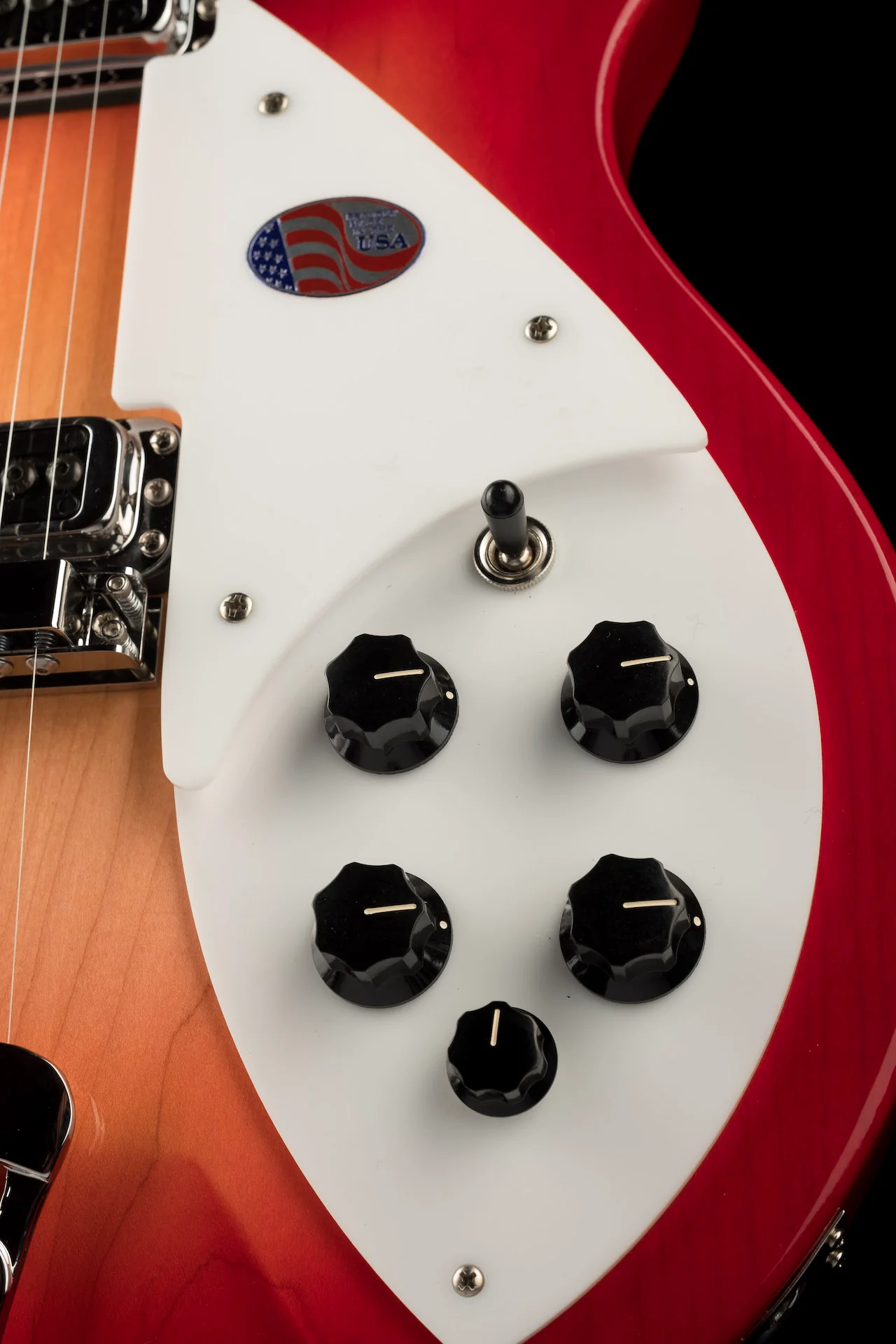 Rickenbacker 330 Six String Fireglo Semi Hollow Guitar With OHSC - Image 8