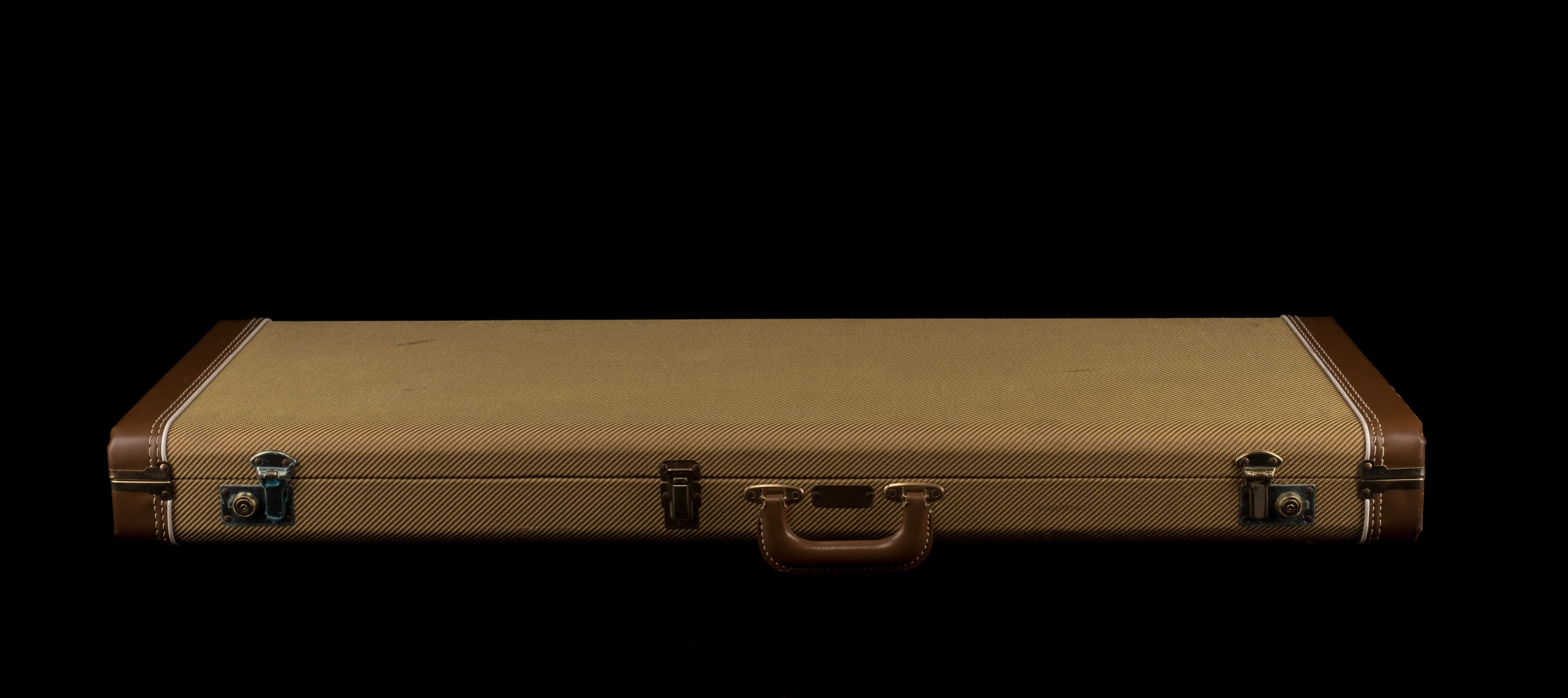Used Fender G&G Tweed Stratocaster Telecaster Case Orange Interior - 2 - Image 2