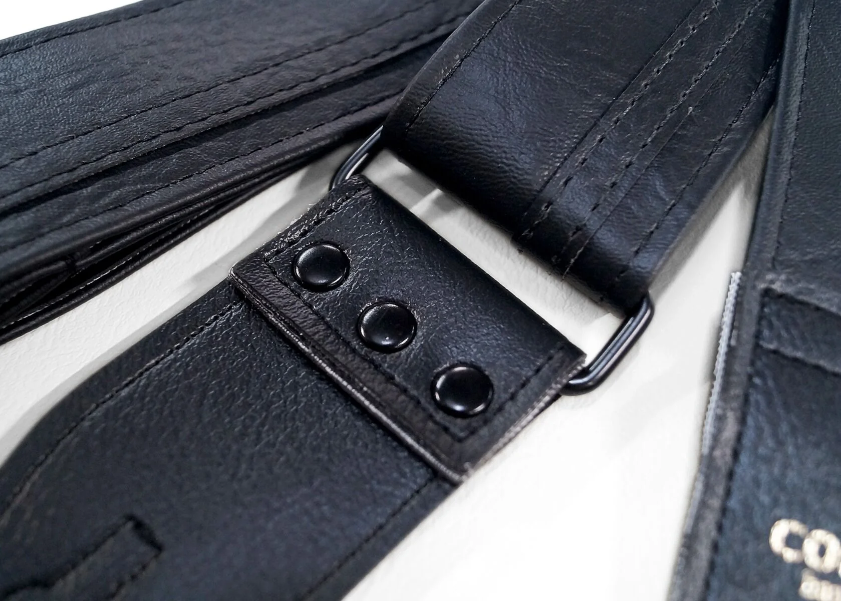 Couch All Black Racer X Guitar Strap - RX050 - Image 3