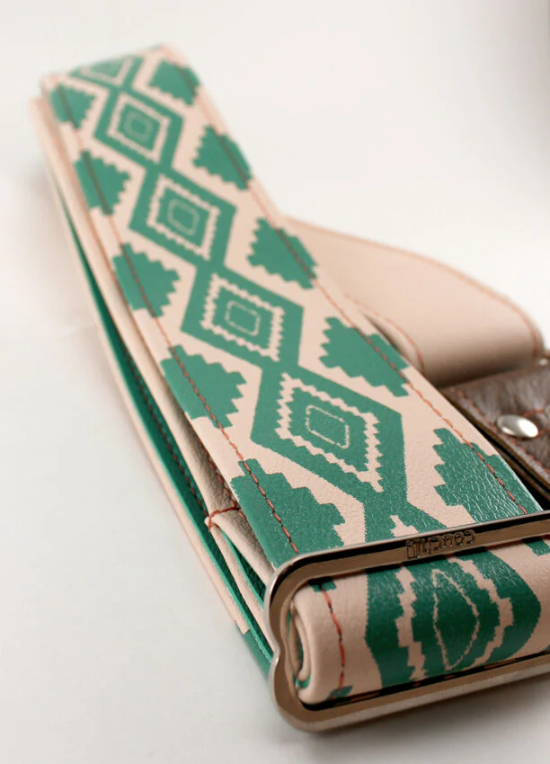 Couch Southwestern Salmon Native American Print - A028 - Image 2