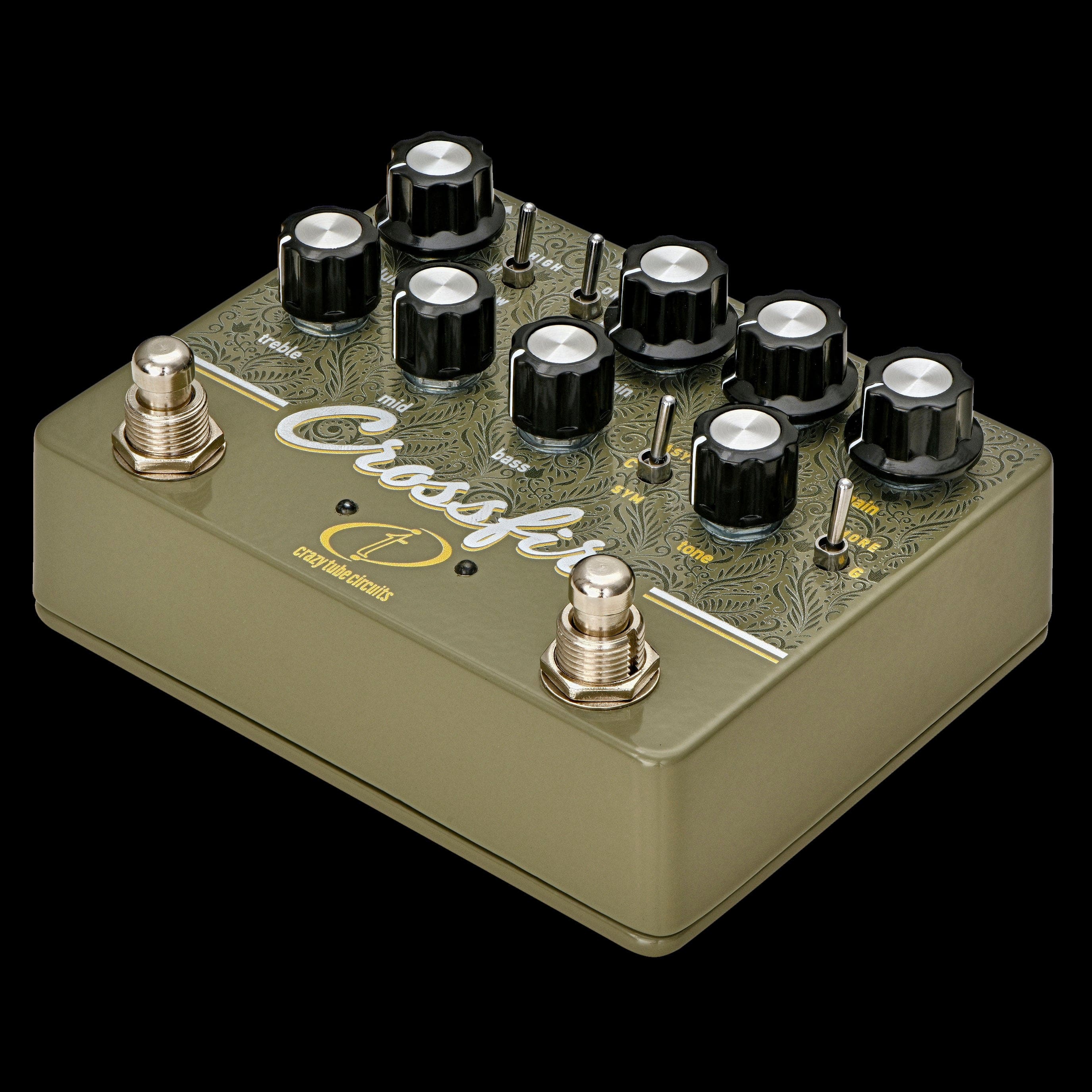 Crazy Tube Circuits Crossfire Preamp/Overdrive Guitar Effect Pedal - Image 2