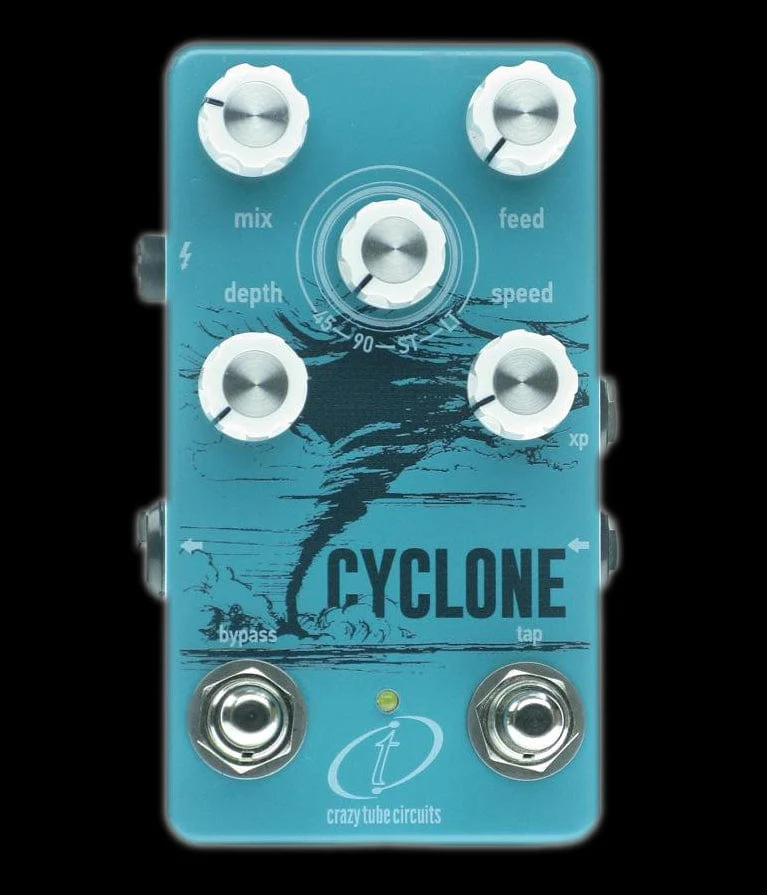 Crazy Tube Circuits Cyclone Phaser Guitar Effect Pedal - Image 2