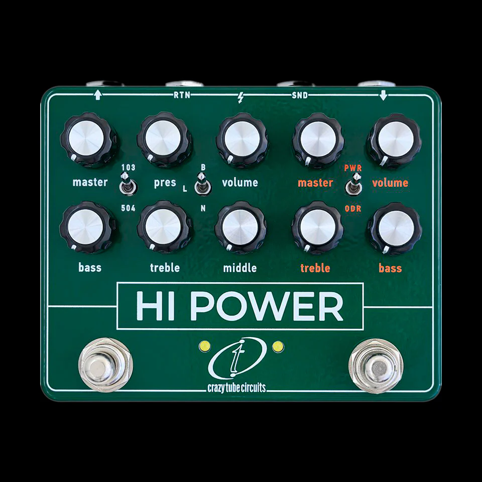 Crazy Tube Circuits Hi Power Dual Overdrive Pedal