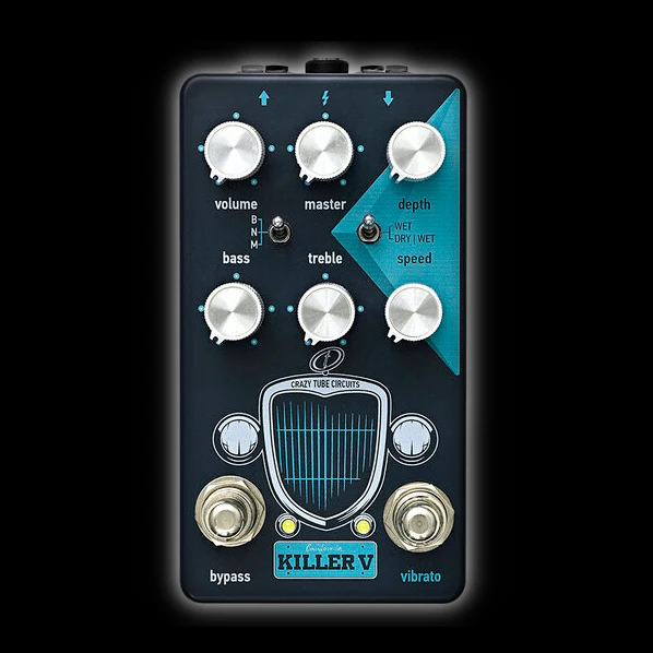 Crazy Tube Circuits Killer V Vibrato Guitar Effect Pedal