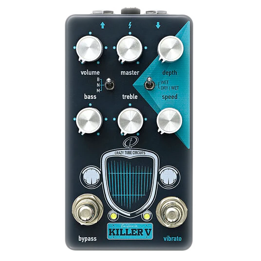 Crazy Tube Circuits Killer V Vibrato Guitar Effect Pedal - Image 2