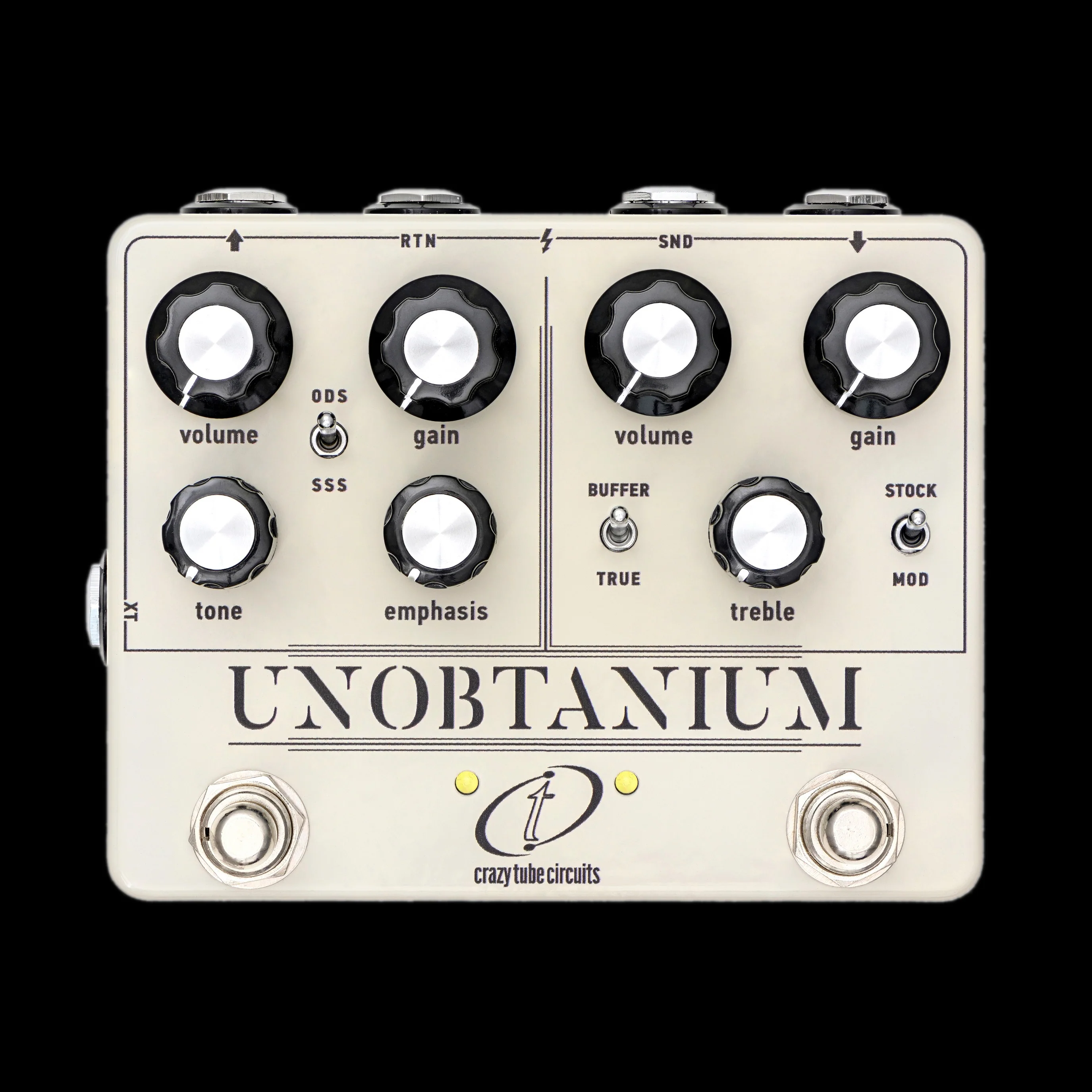 Crazy Tube Circuits Unobtanium Dual Overdrive Pedal