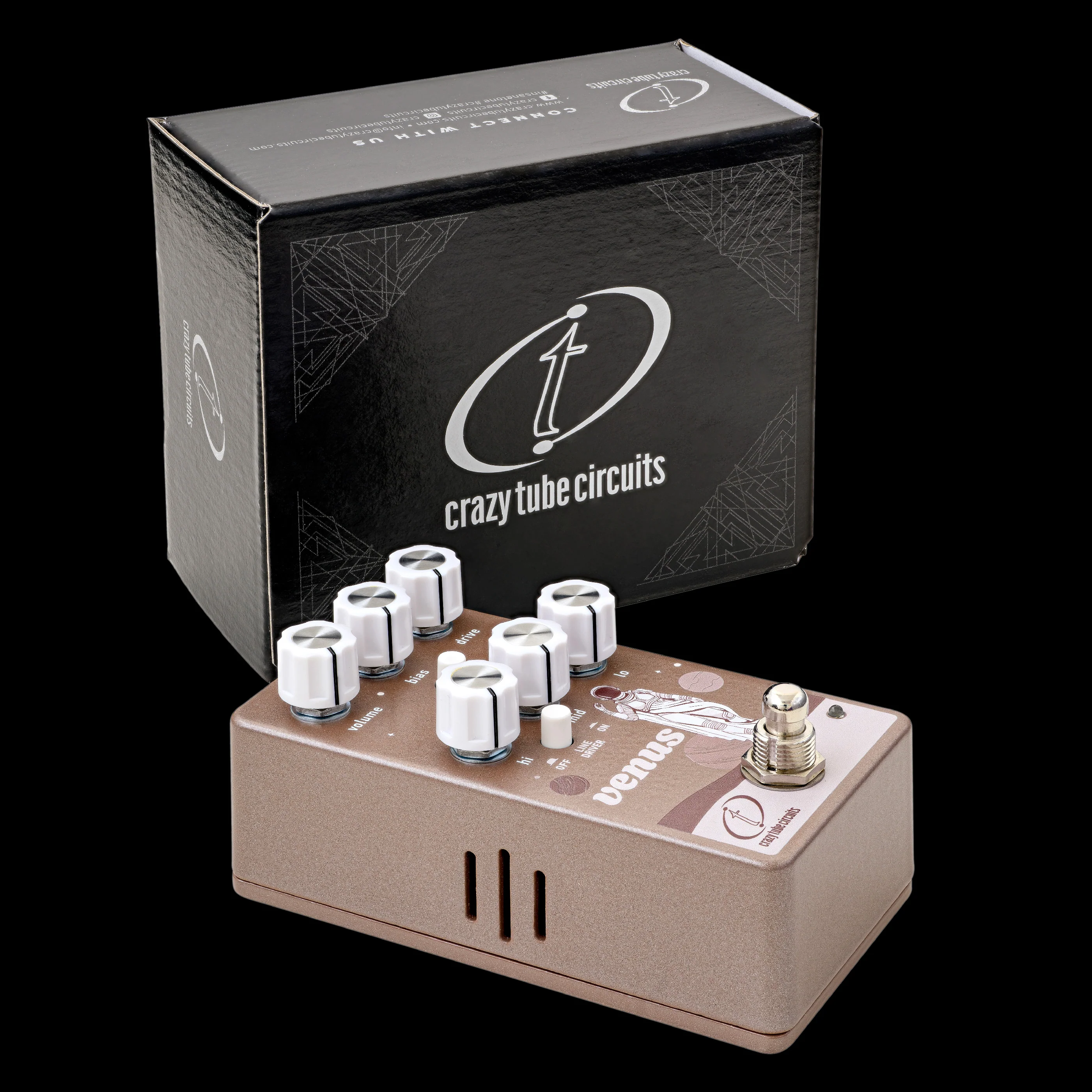 Crazy Tube Circuits Venus Overdrive Guitar Pedal - Image 5