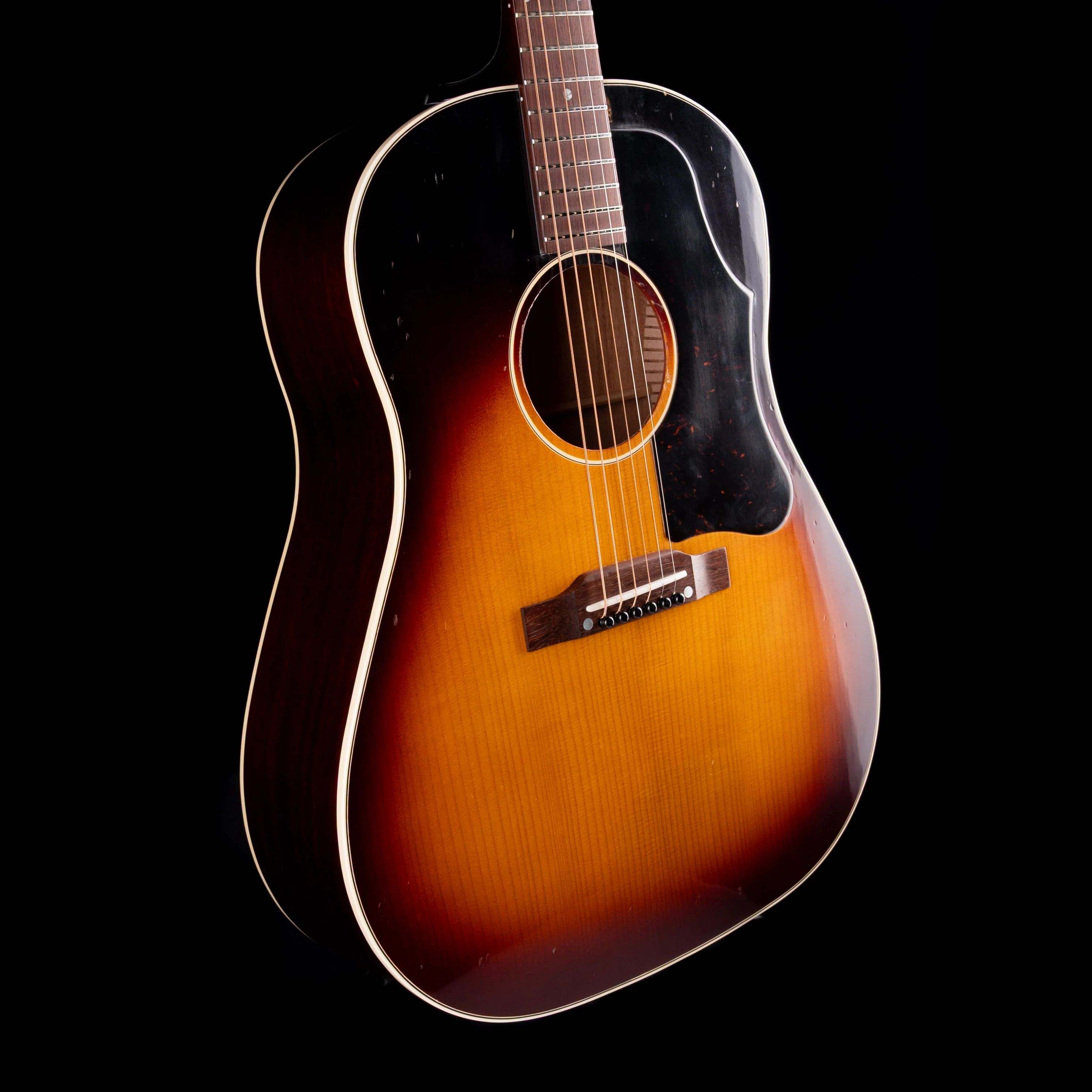 Creek Guitars Time Machine Series CJFG 1957 Aged Vintage Sunburst Acoustic with Case - Image 5