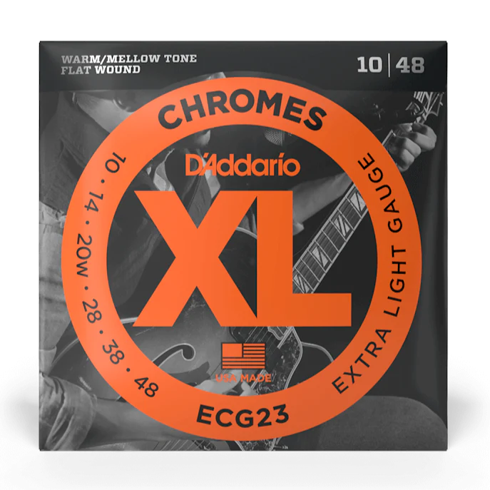 D'Addario ECG23 Set Guitar Chromes Extra Light Strings