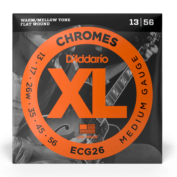 D'Addario ECG26 Set Guitar Chromes Medium Strings
