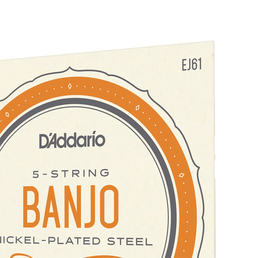 D'Addario EJ61 Set Banjo Nickel Wound 10-23 Medium Strings - Image 3