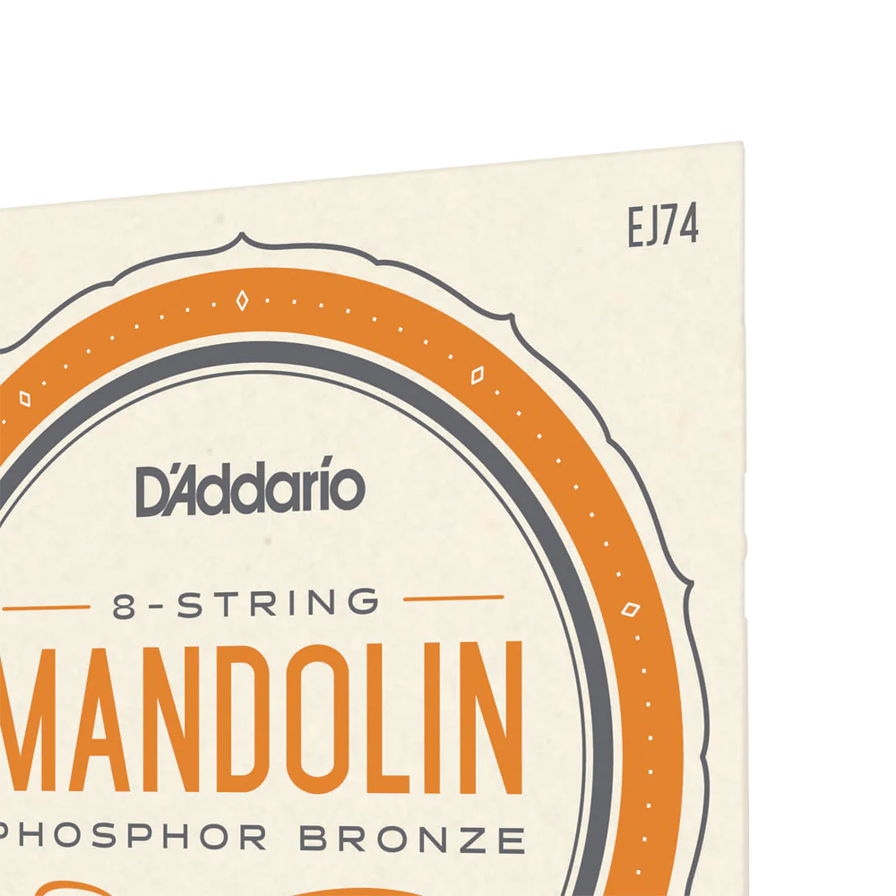D'Addario EJ74 Set Mandolin Phosphor Bronze Medium Strings - Image 4