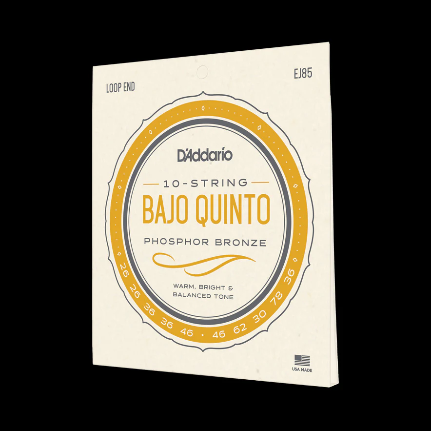 D'Addario EJ85 Set Bajo Quinto Phosphor Bronze Strings - Image 3
