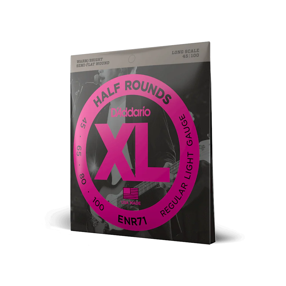 D'Addario ENR71 Set Bass Half Round 45-100 Long Scale Strings - Image 2