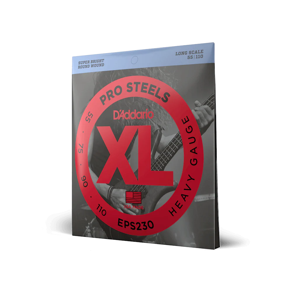 D'Addario EPS230 Set Bass Pro Steels 55-110 Long Scale Strings - Image 2