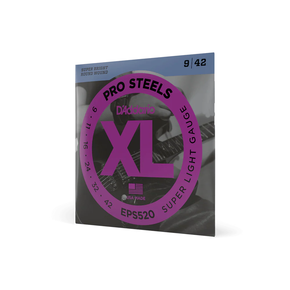 D'Addario EPS520 Set Electric Guitar Pro Steel Super Light Strings - Image 2