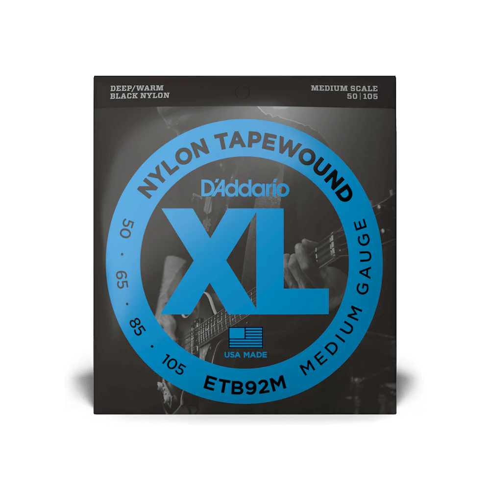 D'Addario ETB92M Tape-Wound 50-105 Medium Gauge Medium Scale Bass Strings