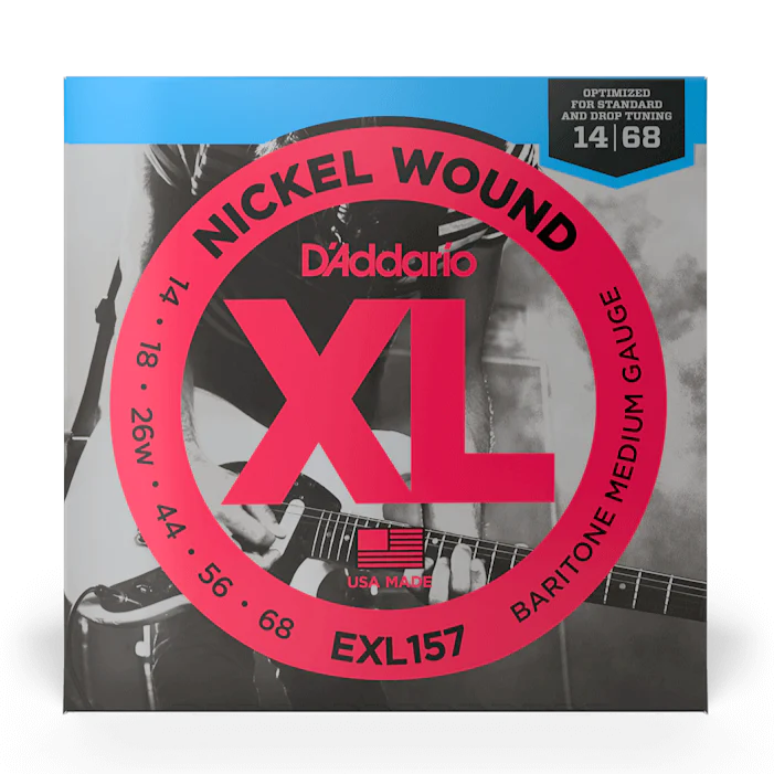 D'Addario EXL157 Set Electric Baritone Guitar XL Medium Strings