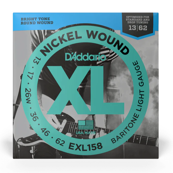 D'Addario EXL158 Set Electric Baritone Guitar XL Light Strings